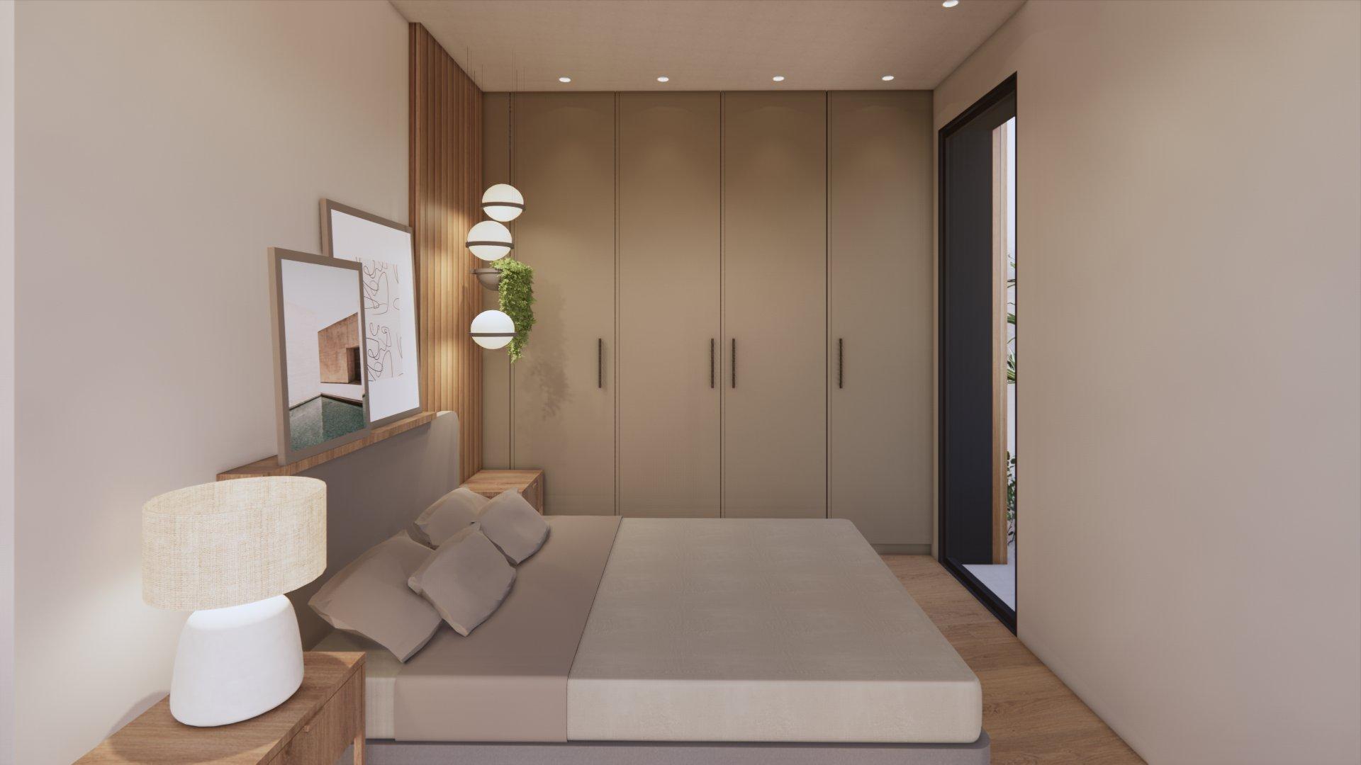 Exterior wall finish and windows, new-build villa, Torre de la Horadada
