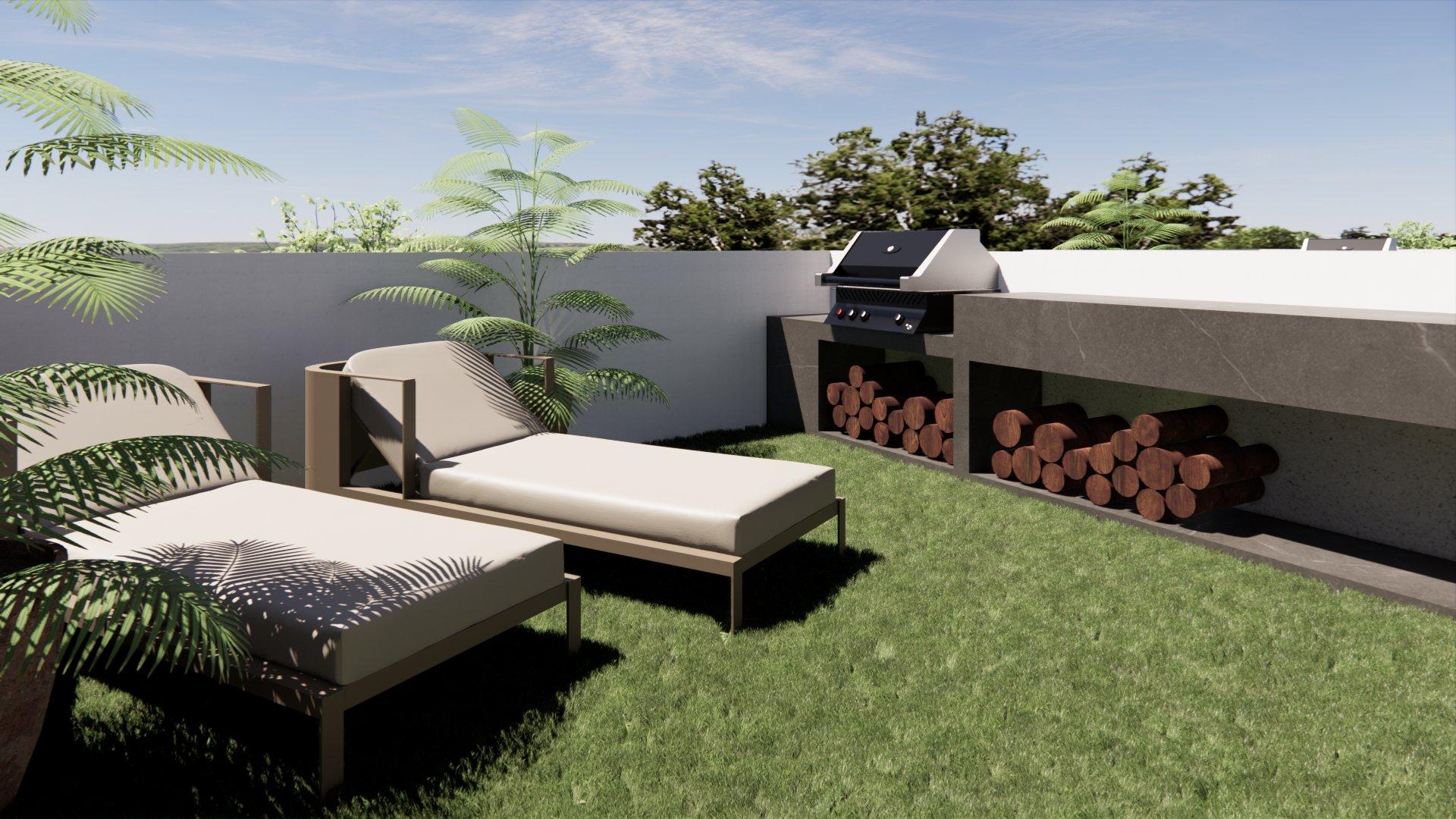 Site plan showing plot layout, 3-bedroom villa, Torre de la Horadada
