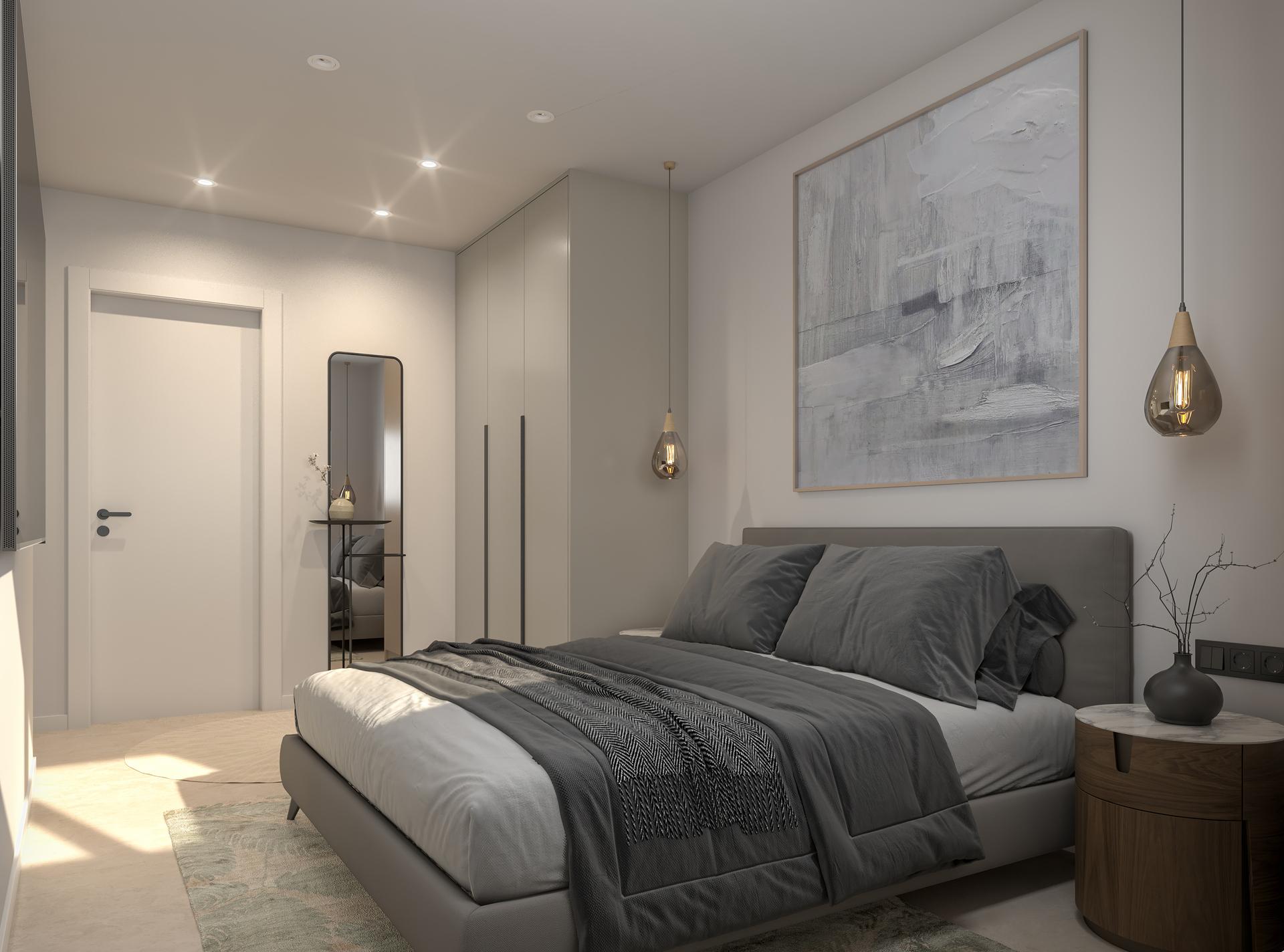Bedroom in 2-bedroom penthouse, Comunidad valenciana