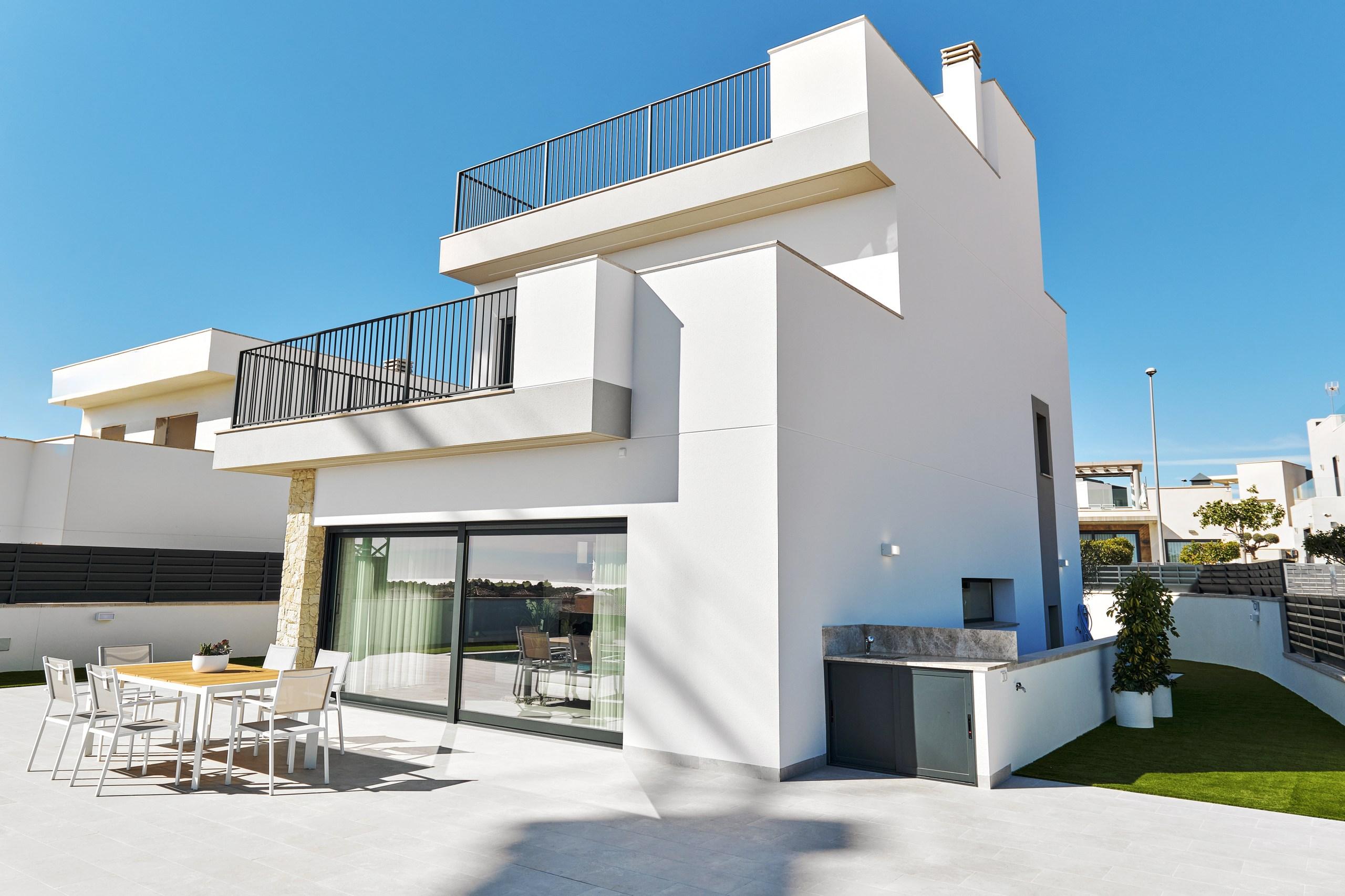 Door and window joinery in new-build villa, Bellavista