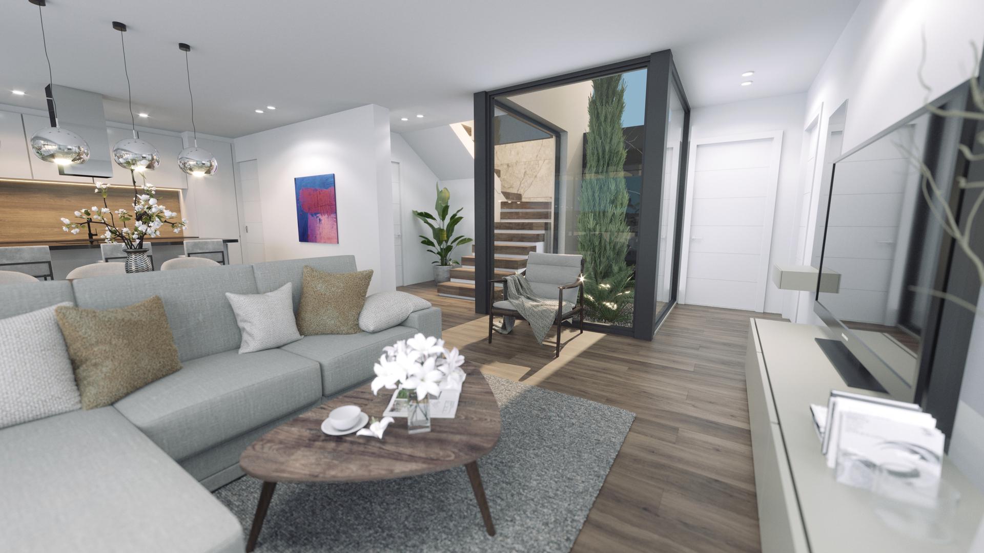 Staircase or corridor detail, 3-bedroom villa, Golf Puig Campana