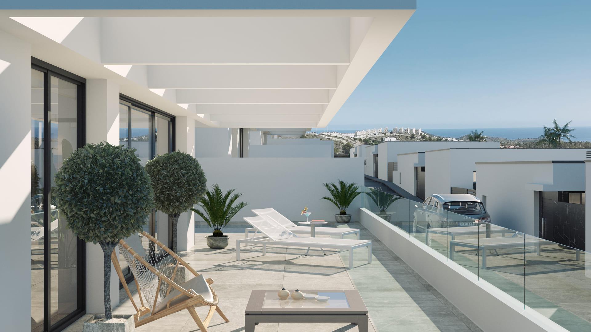 Kitchen in 3-bedroom villa, Golf Puig Campana, Finestrat