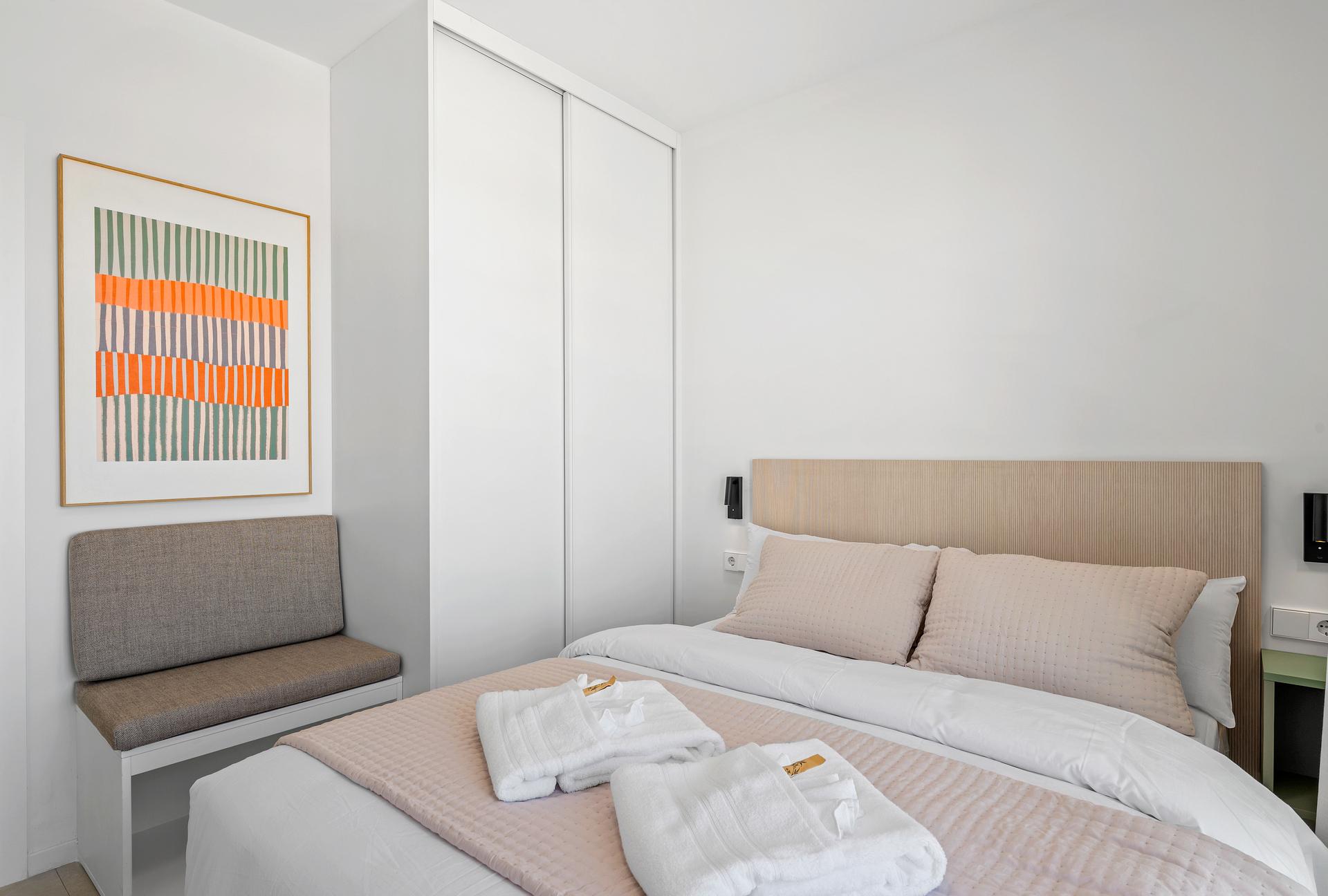 Building detail of the penthouse in Euro Roda, Los Alcázares