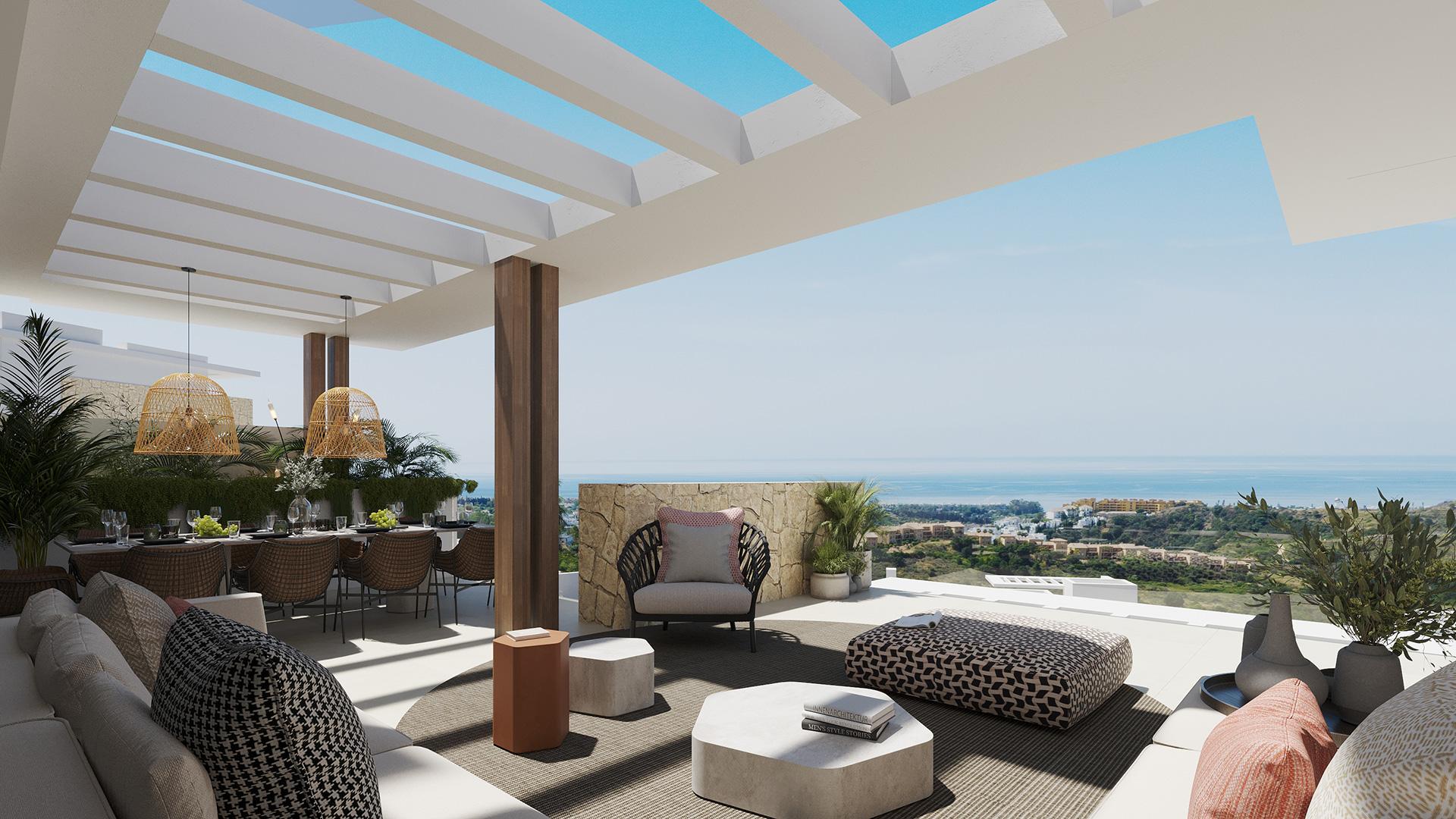 Apartment for sale in Los Flamingos, Benahavis - exterior view of new-build development