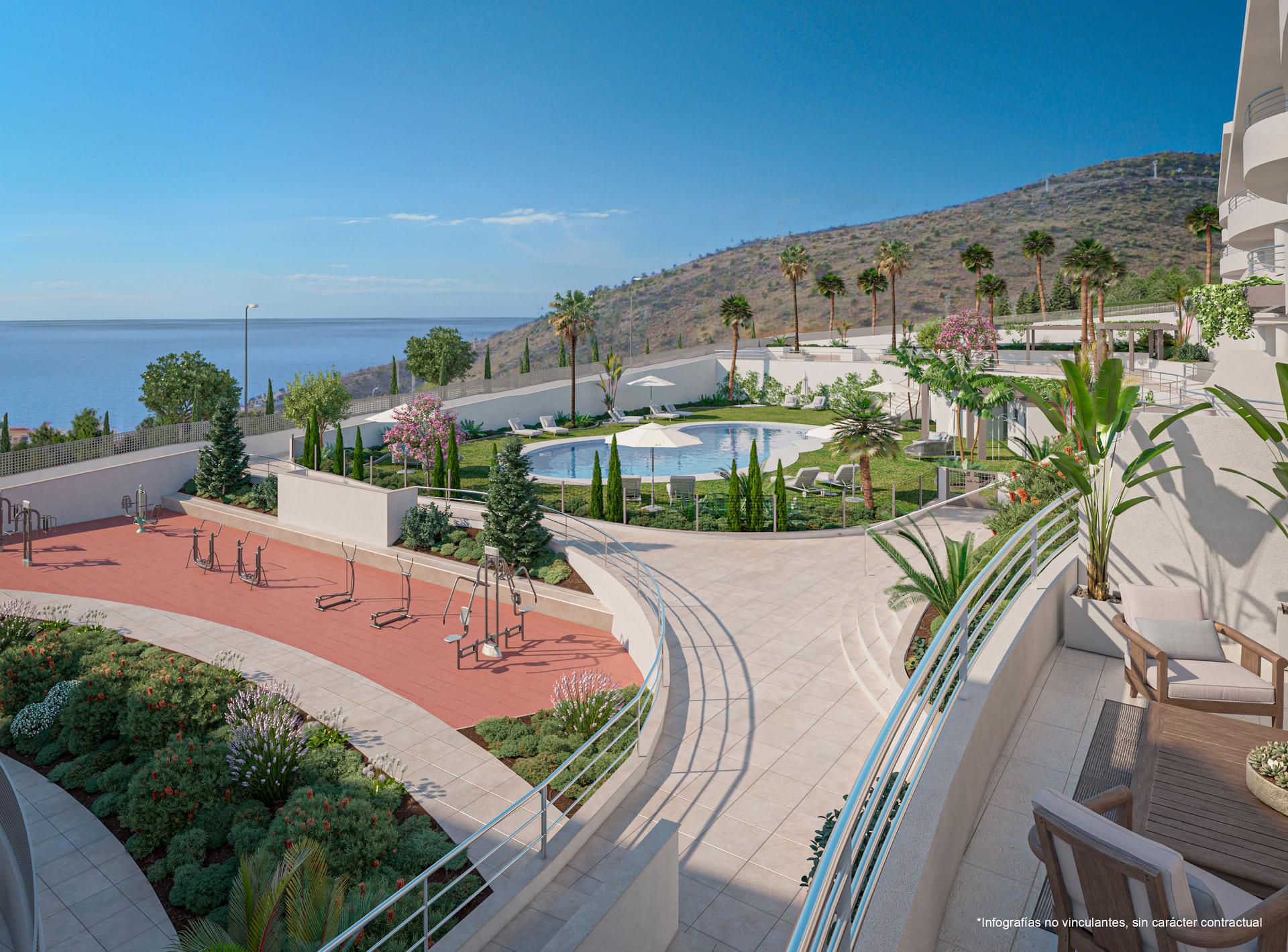Building entrance and lift access, new-build apartment, Santangelo Norte