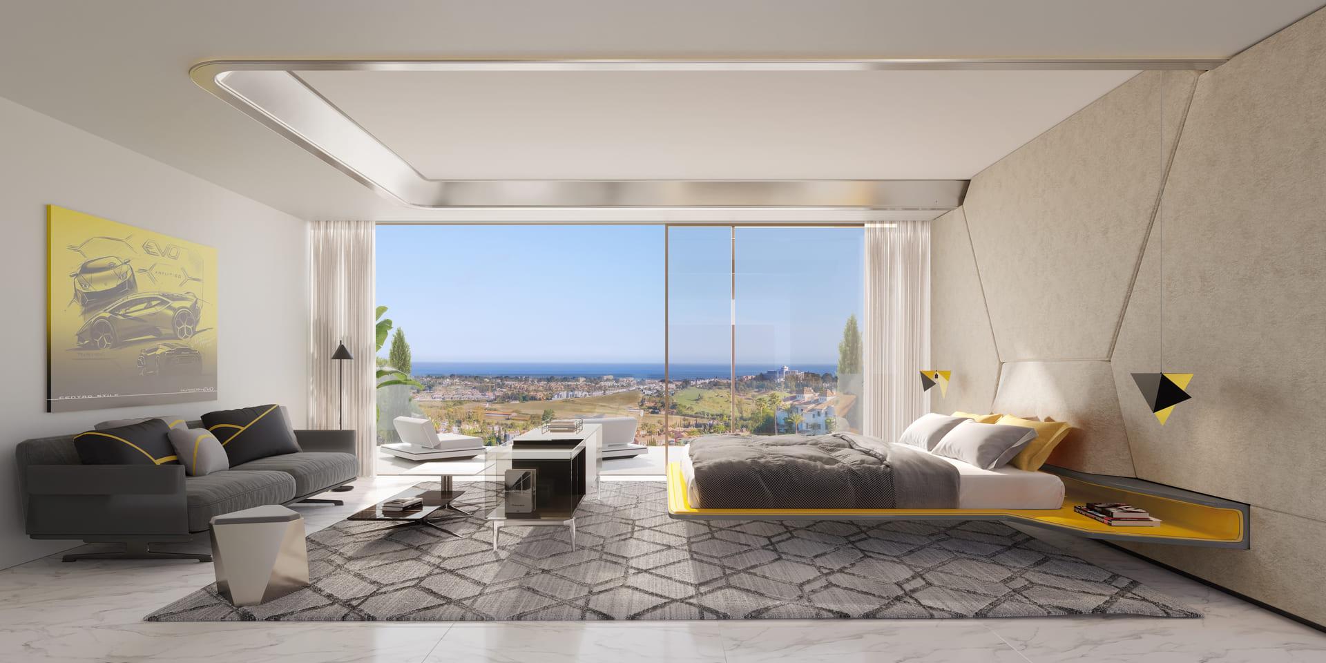 Ground floor layout of 4-bedroom villa, El Paraíso