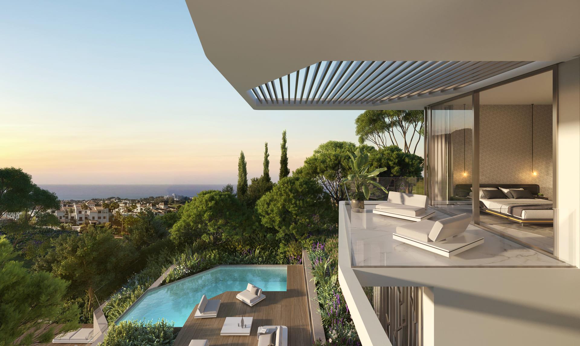 Main living area in 4-bedroom villa, El Paraíso, Benahavis