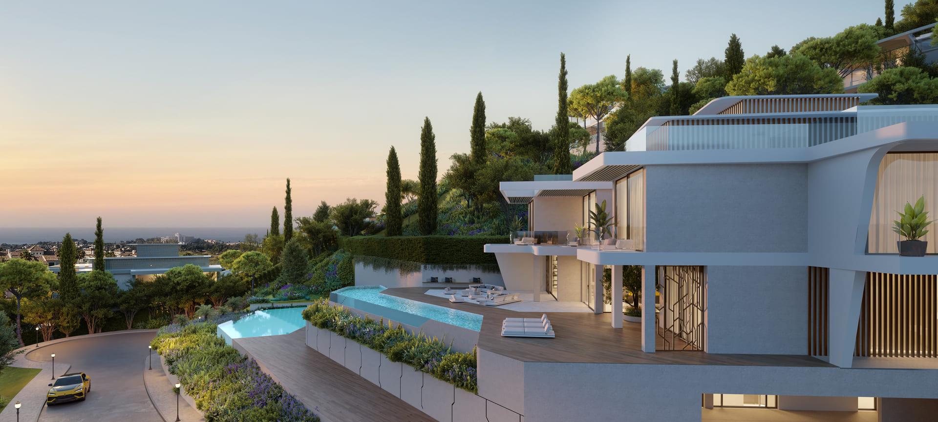 Third bedroom in new-build villa, El Paraíso, Benahavis