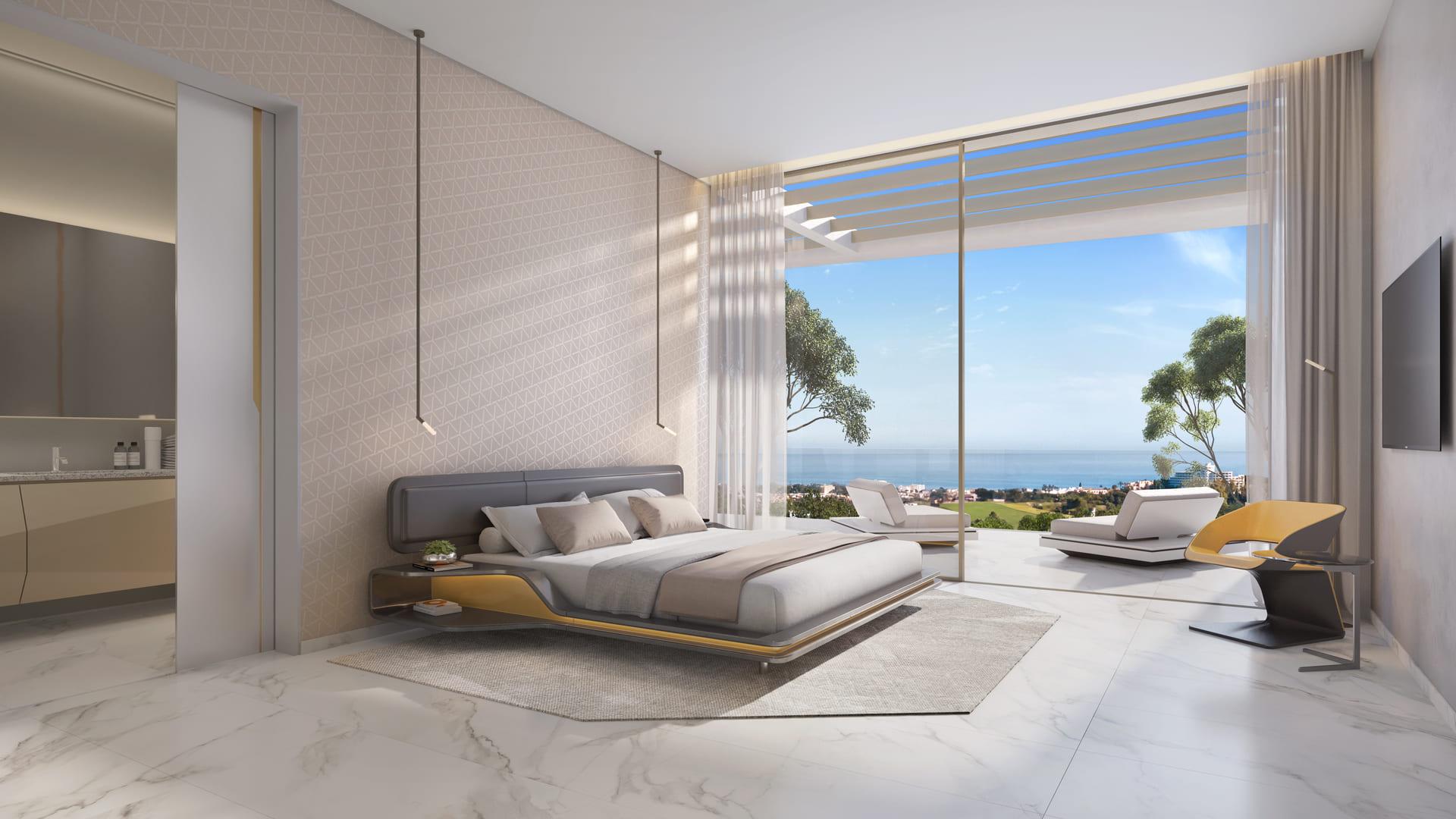 Dining area in new-build villa, El Paraíso, Benahavis