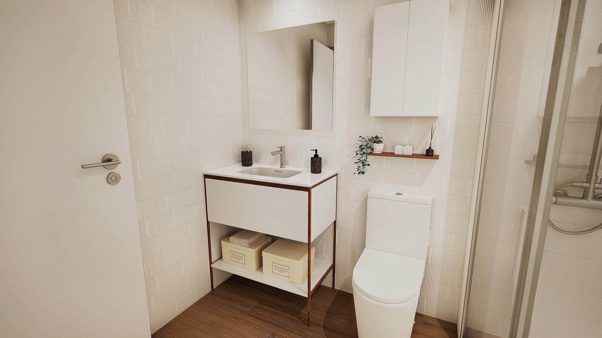 Floor plan of 70m2 apartment, third floor, Campanillas development