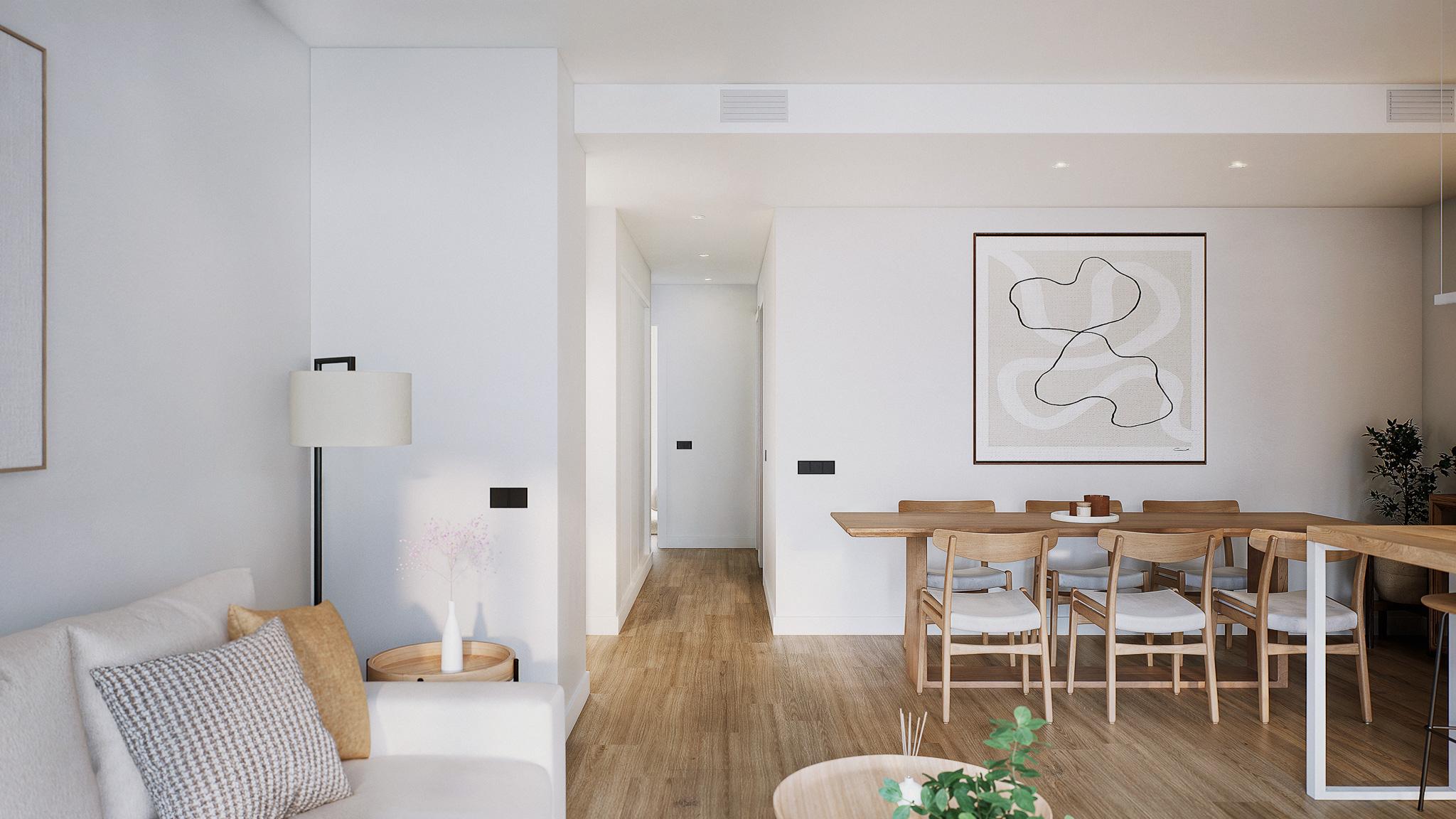 Bathroom with shower in new-build penthouse, Campanillas, Málaga