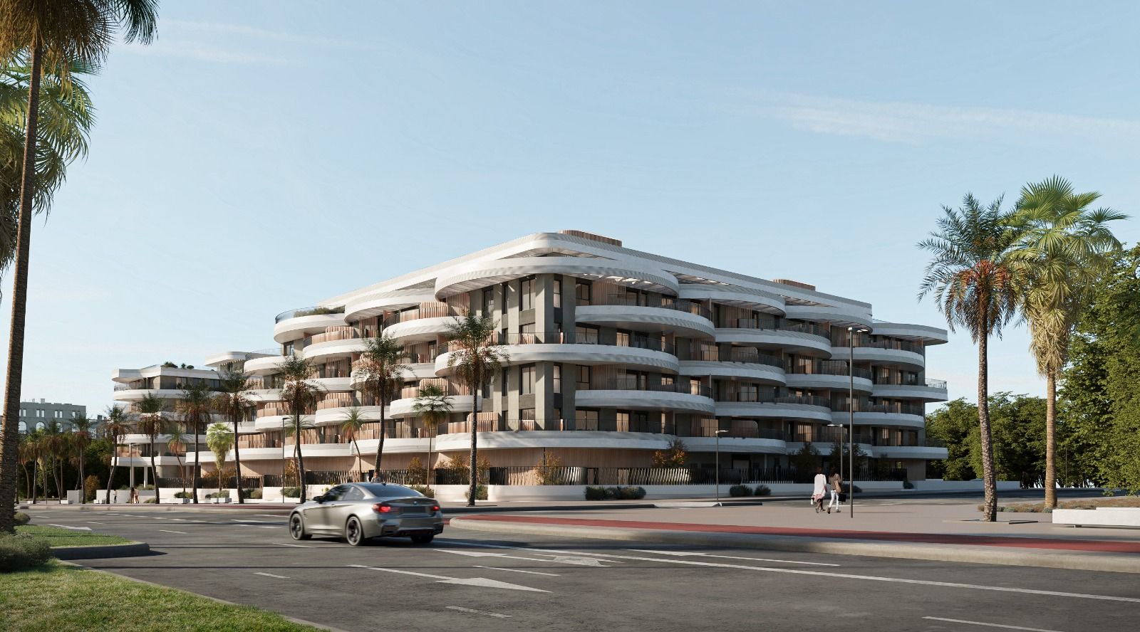 Penthouse for sale in Campanillas, Málaga - exterior view of new-build development