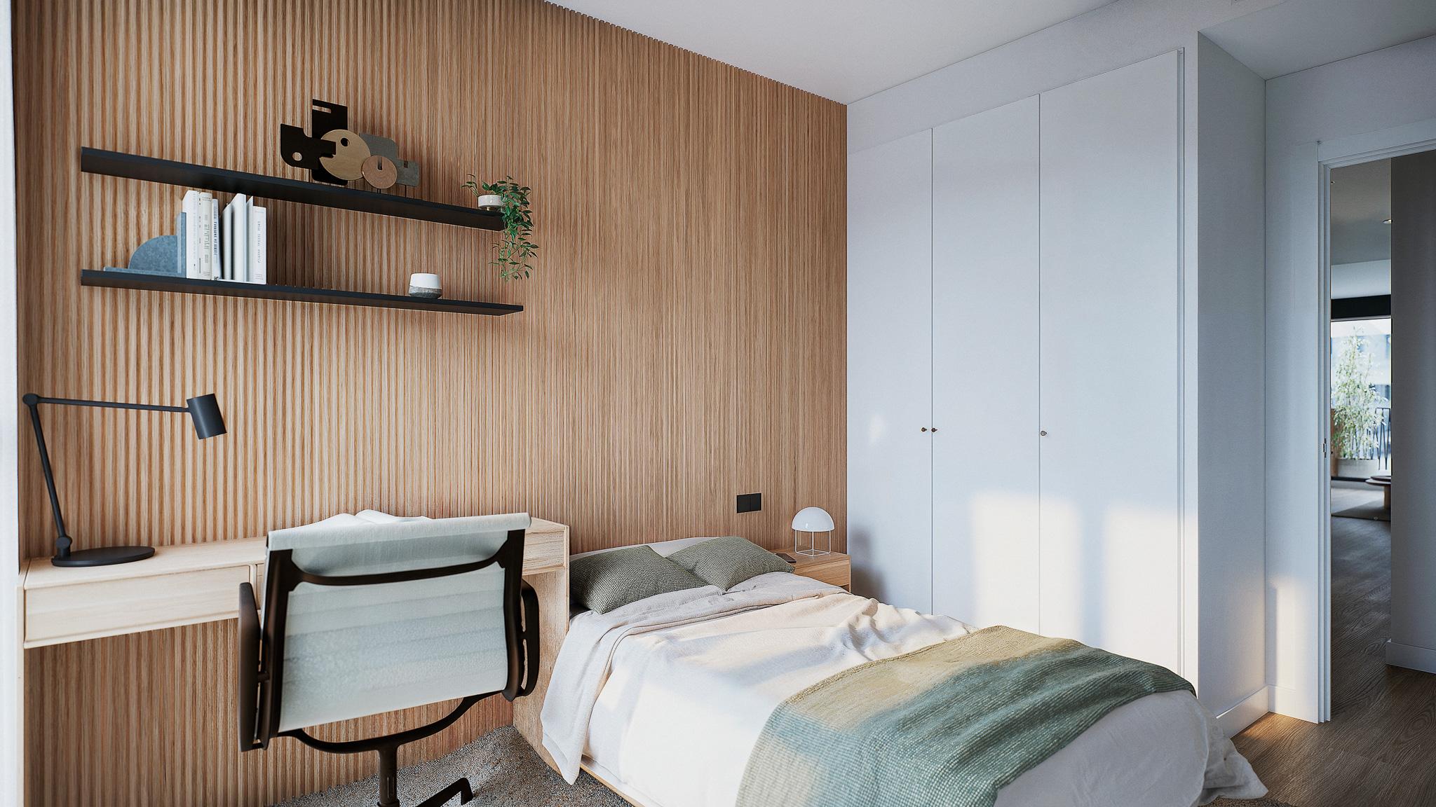 Floor plan or layout graphic, 4-bedroom penthouse, Campanillas