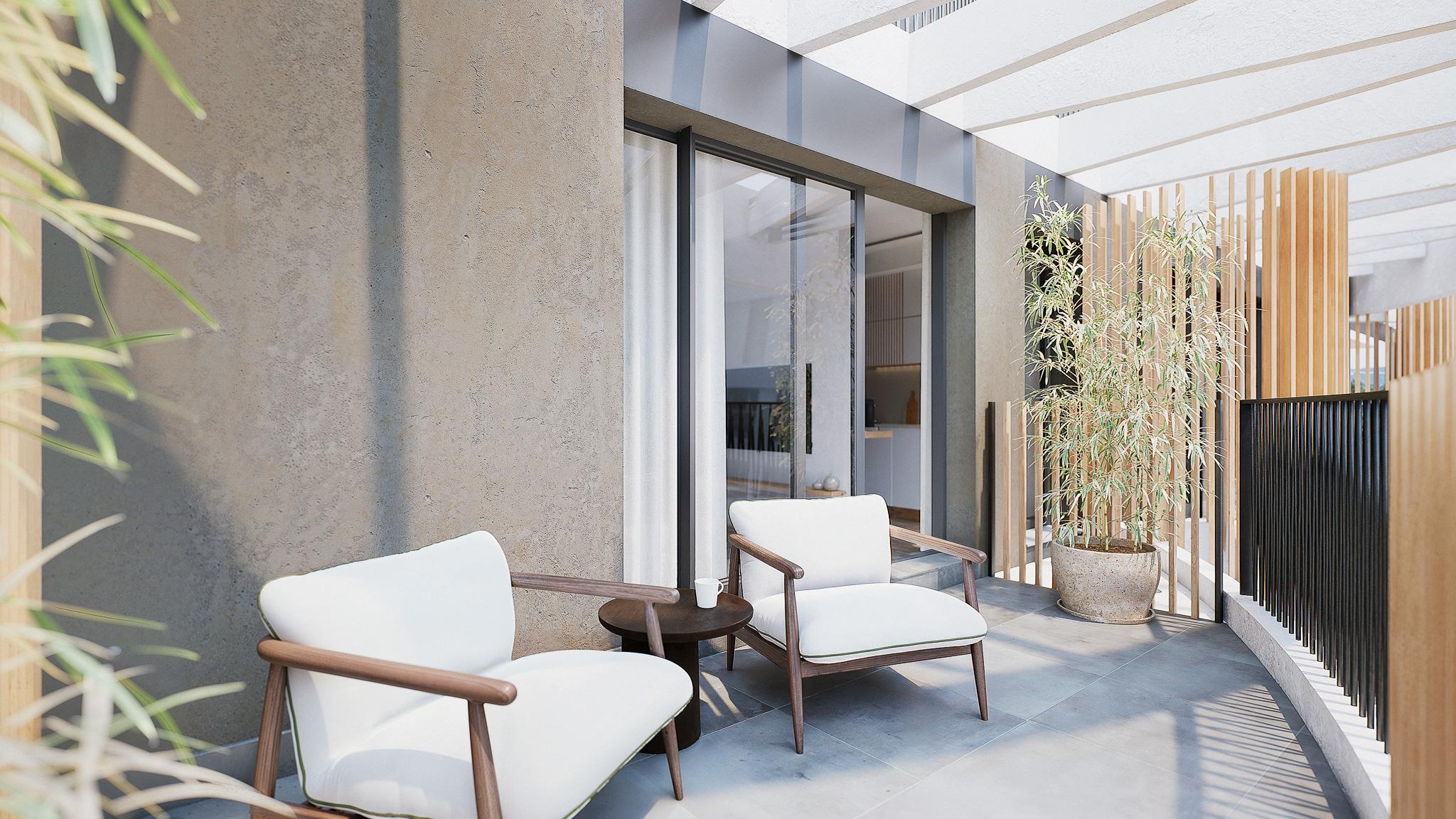 Bedroom with window and natural light, Campanillas penthouse