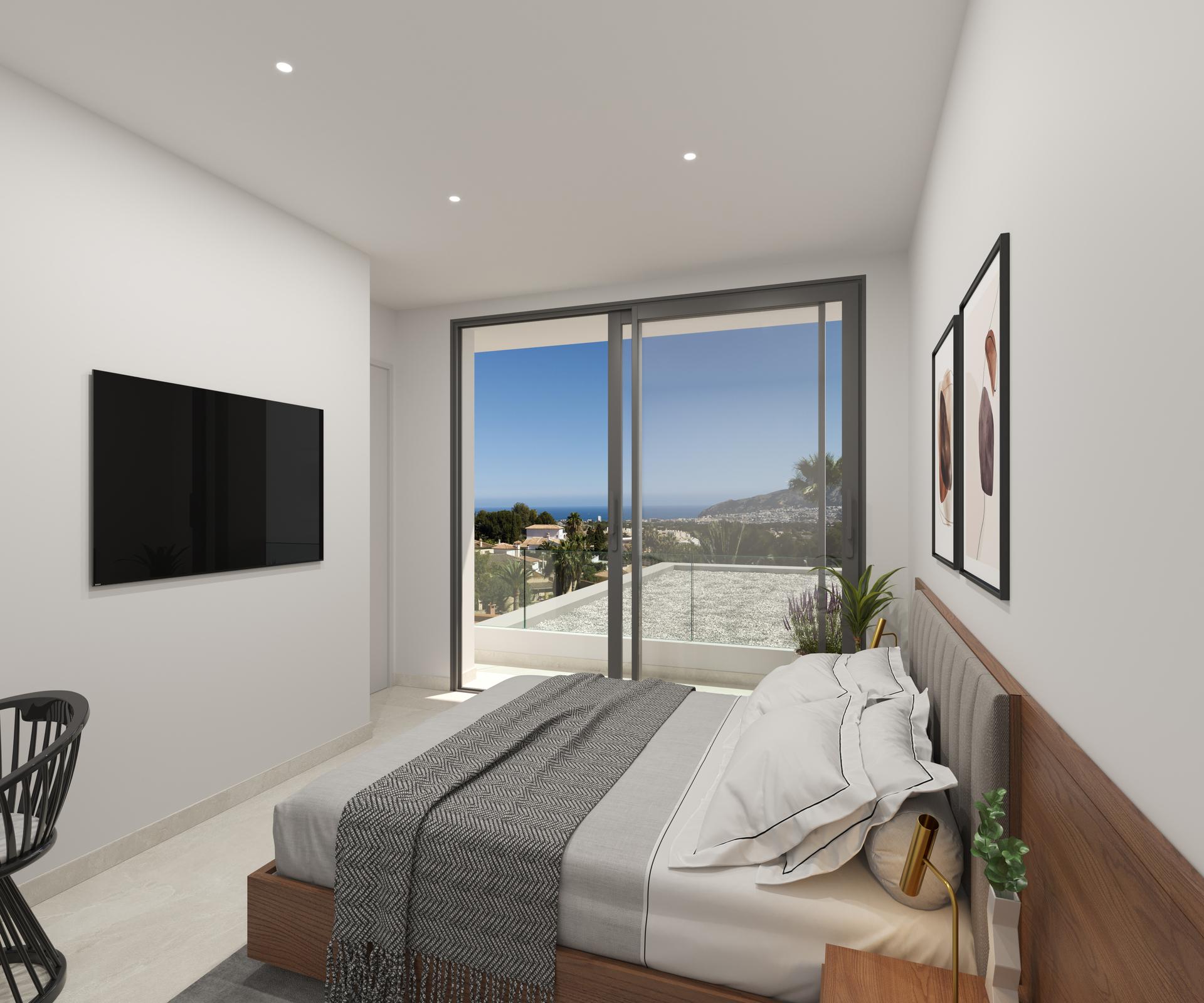 Garden or plot area of new-build villa, Colonia Escandinavia-Cautivador, L'Alfas Del Pi