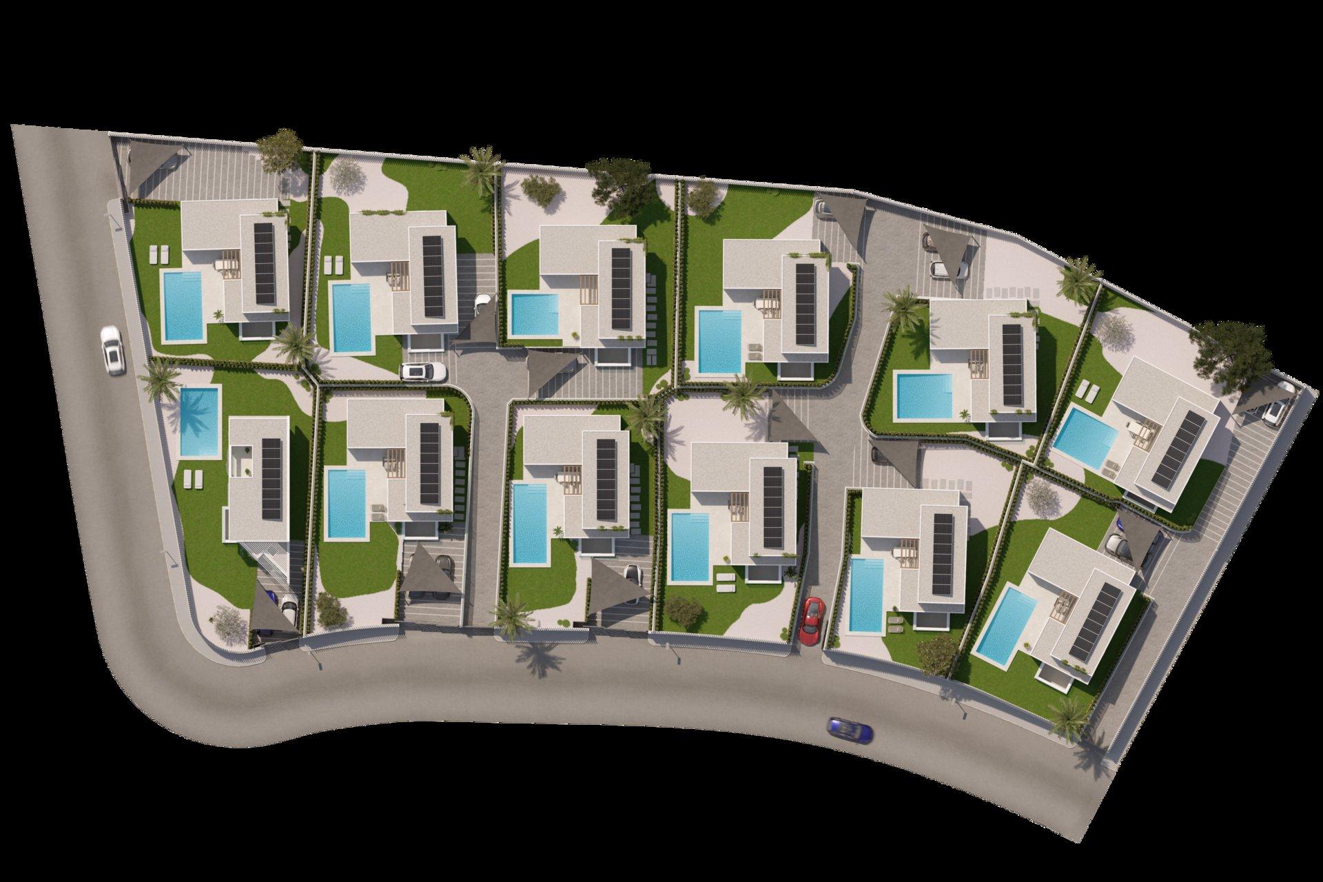 Living area in new-build villa, Colonia Escandinavia-Cautivador, L'Alfas Del Pi