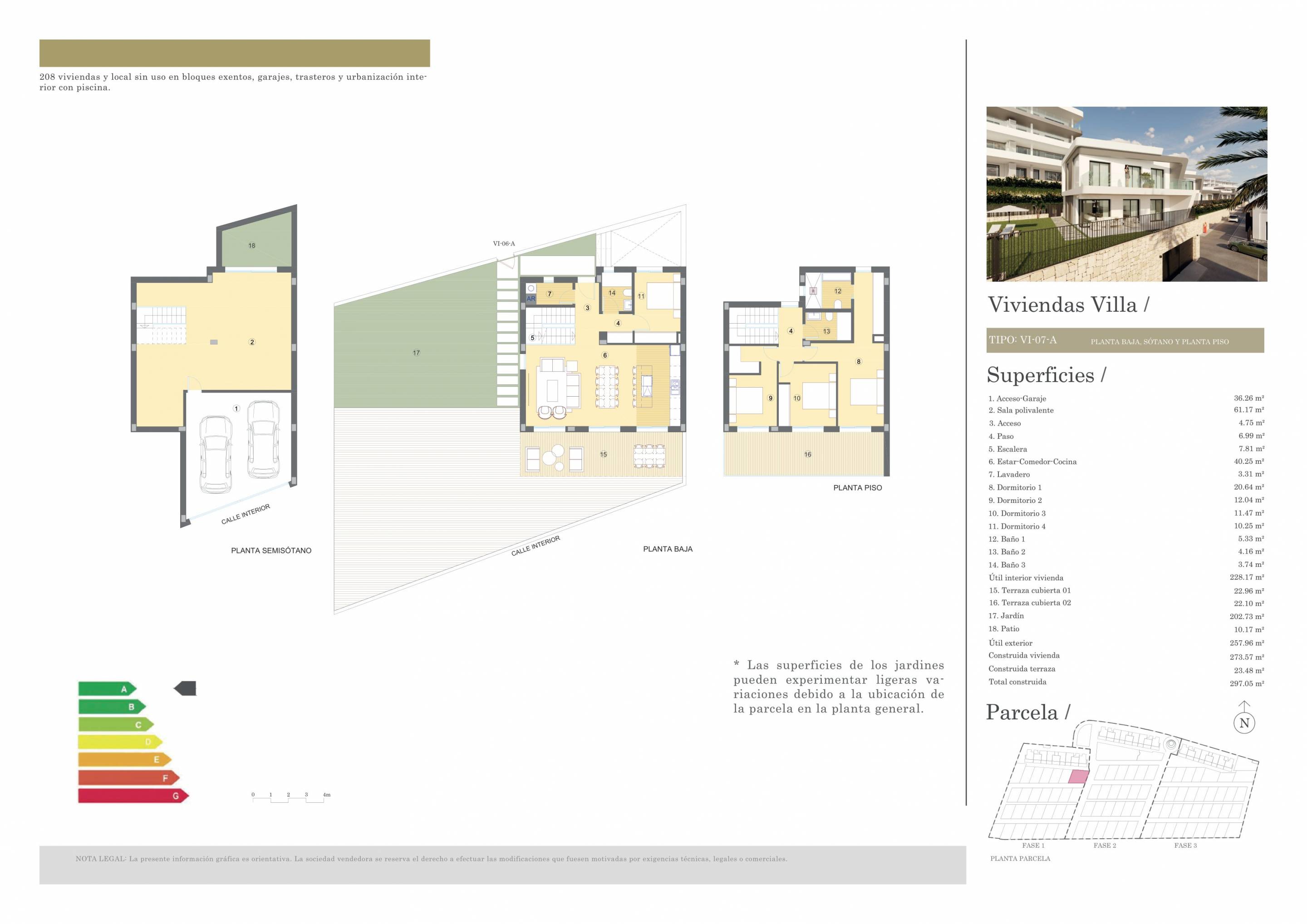Site plan of villa plot within Bonalba-Cotoveta development, Mutxamel