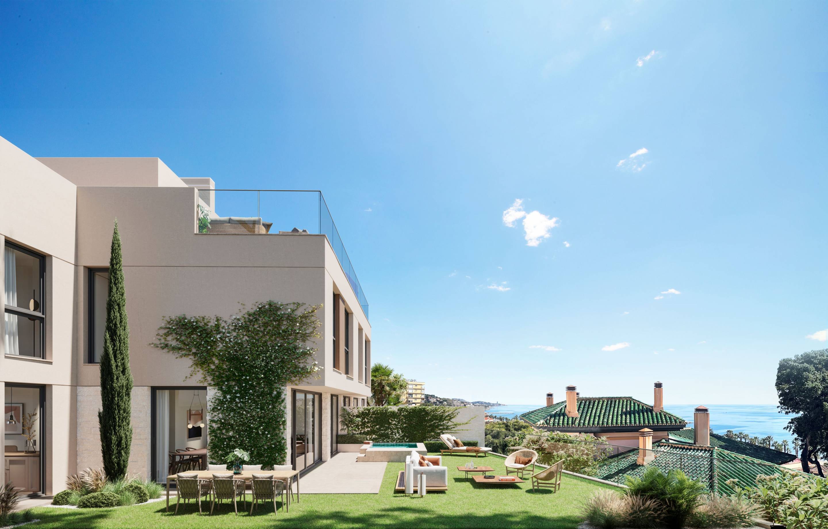 Third bedroom in 3-bedroom penthouse, Malagueta, Málaga
