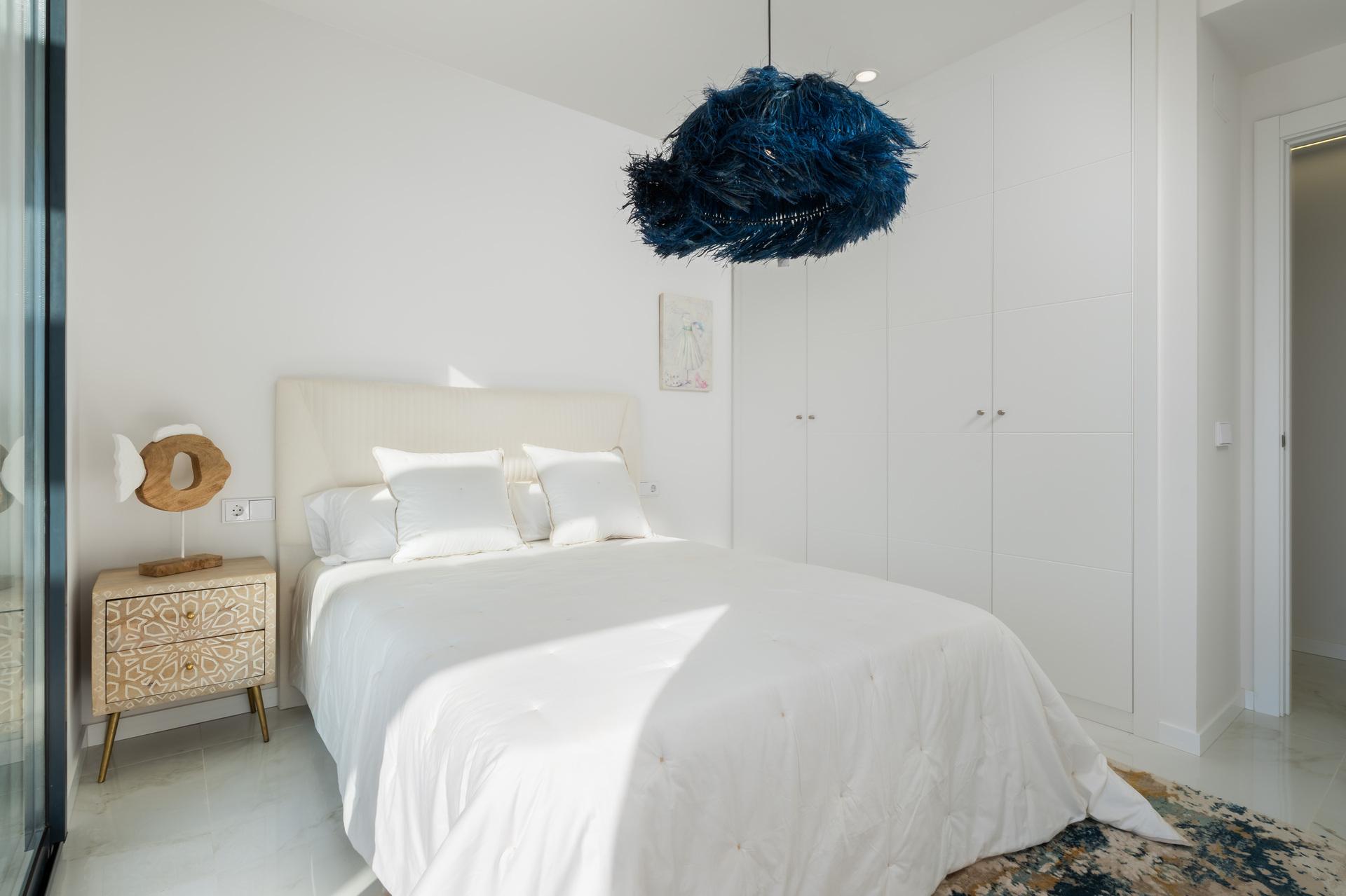 Bedroom with fitted wardrobe space, 3-bedroom penthouse, Arroyo Vaquero
