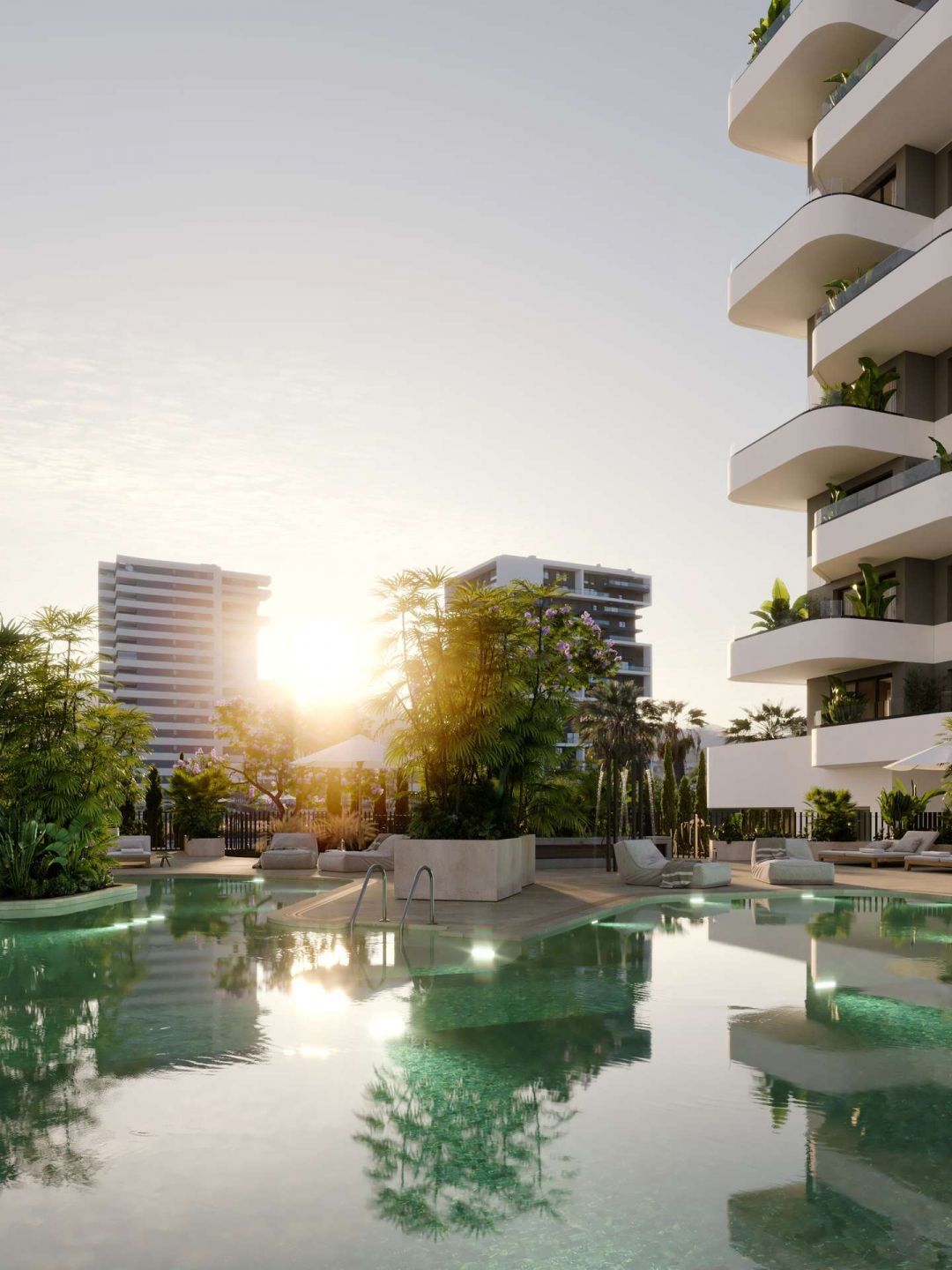 Neighbourhood view of the apartment in Playa arenal-bol, Calpe (view 49)