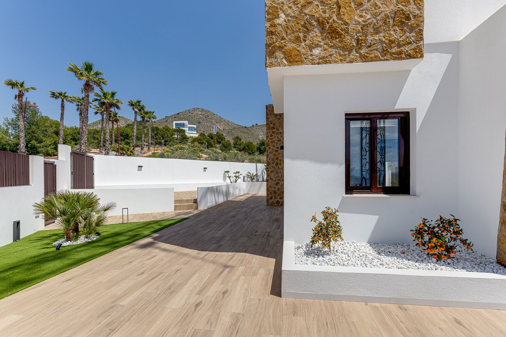 Living area in 4-bedroom new-build villa, Golf Bahía, Finestrat
