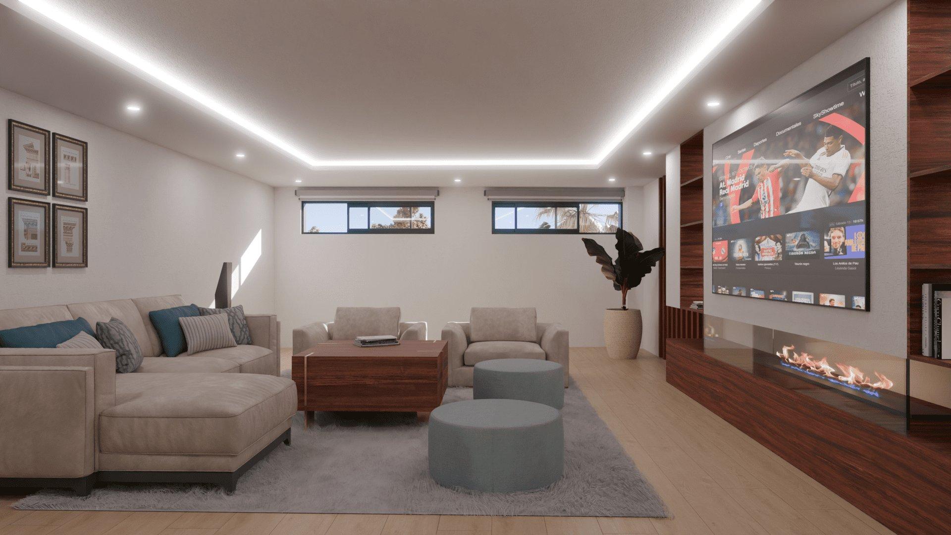 Master bedroom in 3-bedroom new-build apartment, Torrenueva, Mijas