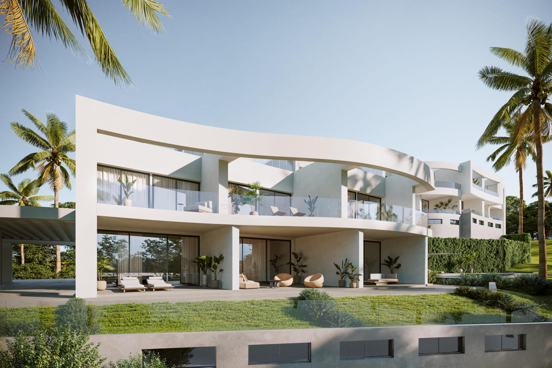 Second bathroom in 3-bedroom new-build apartment, Torrenueva, Mijas