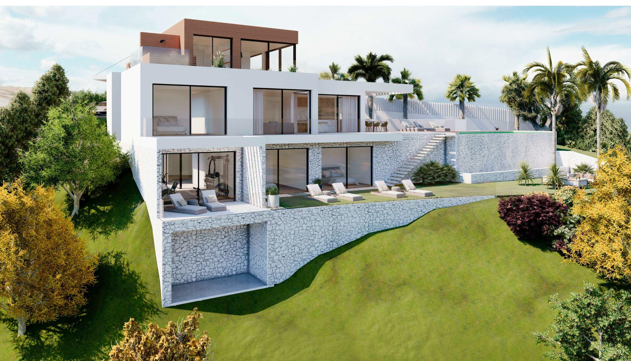 Bathroom in new-build 5-bedroom villa, La Reserva de Marbella