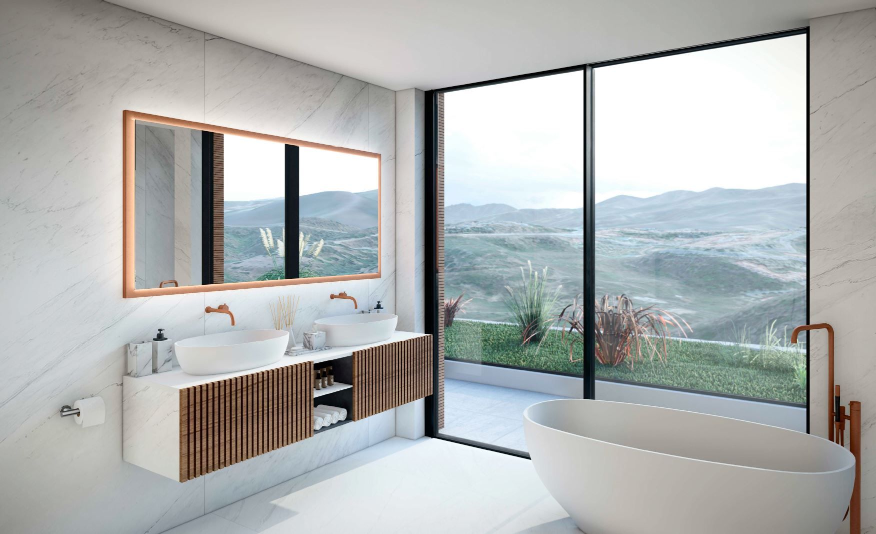 Kitchen in new-build 5-bedroom villa, La Reserva de Marbella, Marbella