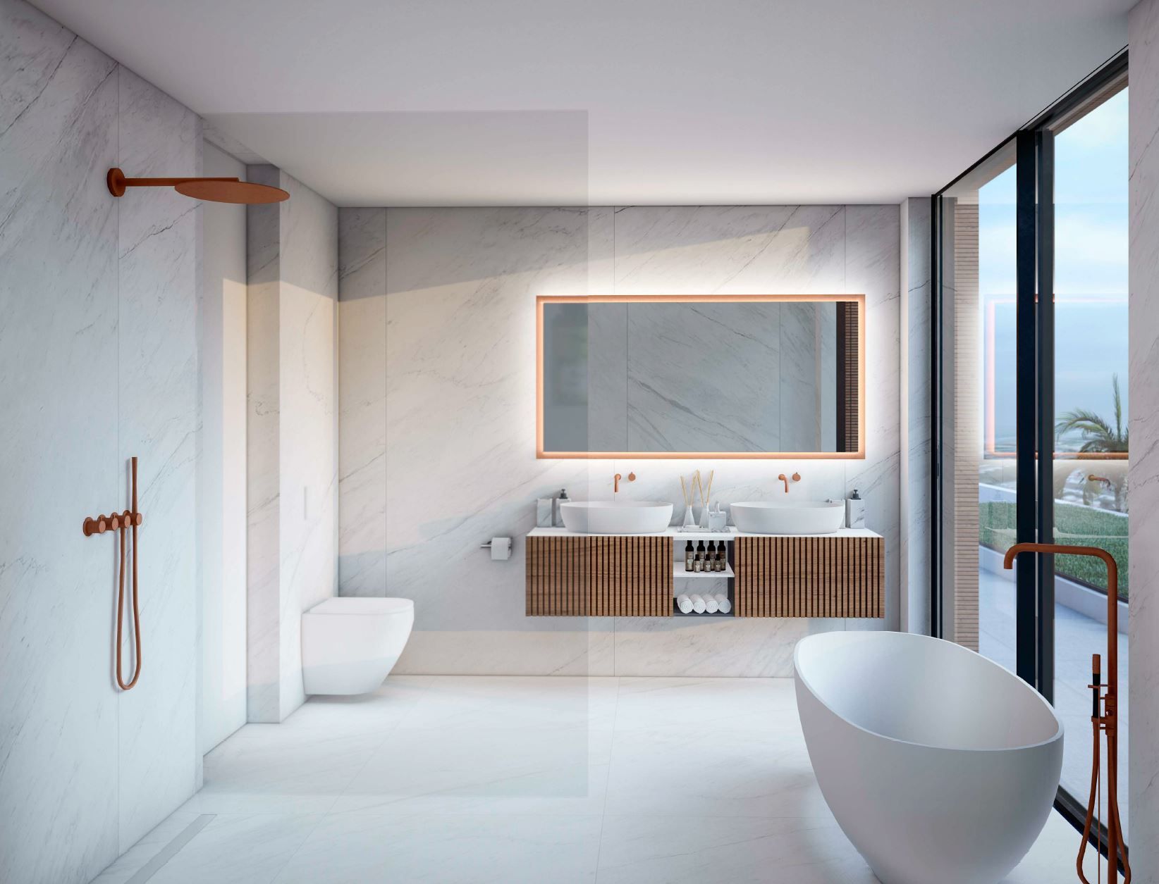 Dining area in new-build villa, La Reserva de Marbella, Marbella