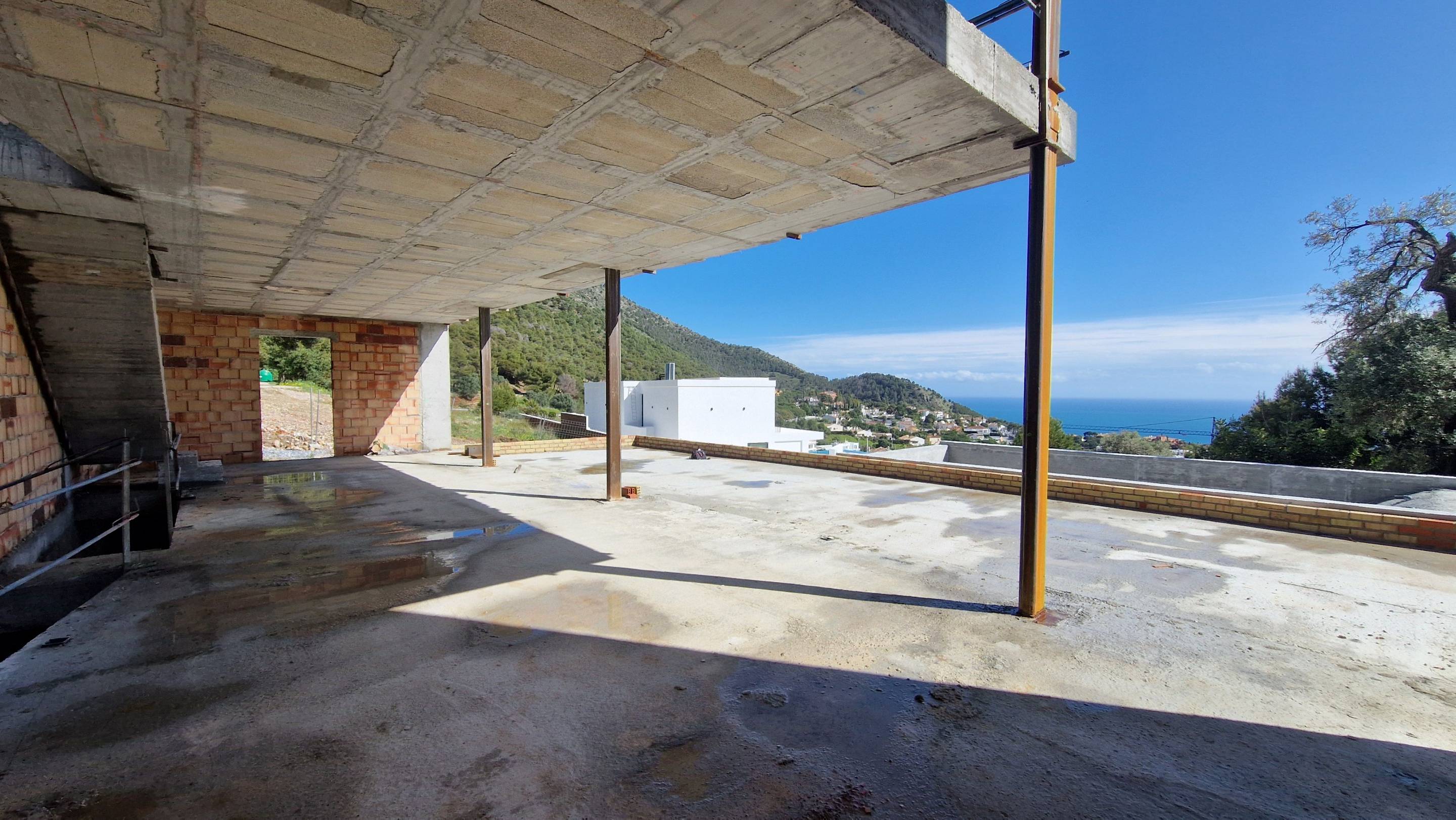 Street or plot view of new-build 5-bedroom villa, Mijas Pueblo, Mijas