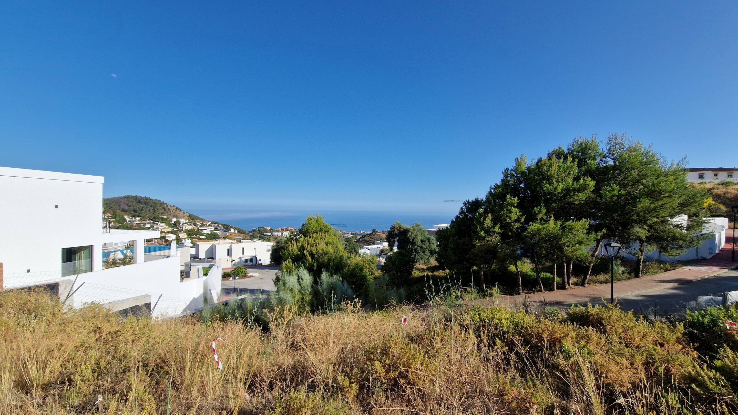 Living area in 5-bedroom new-build villa, Mijas Pueblo