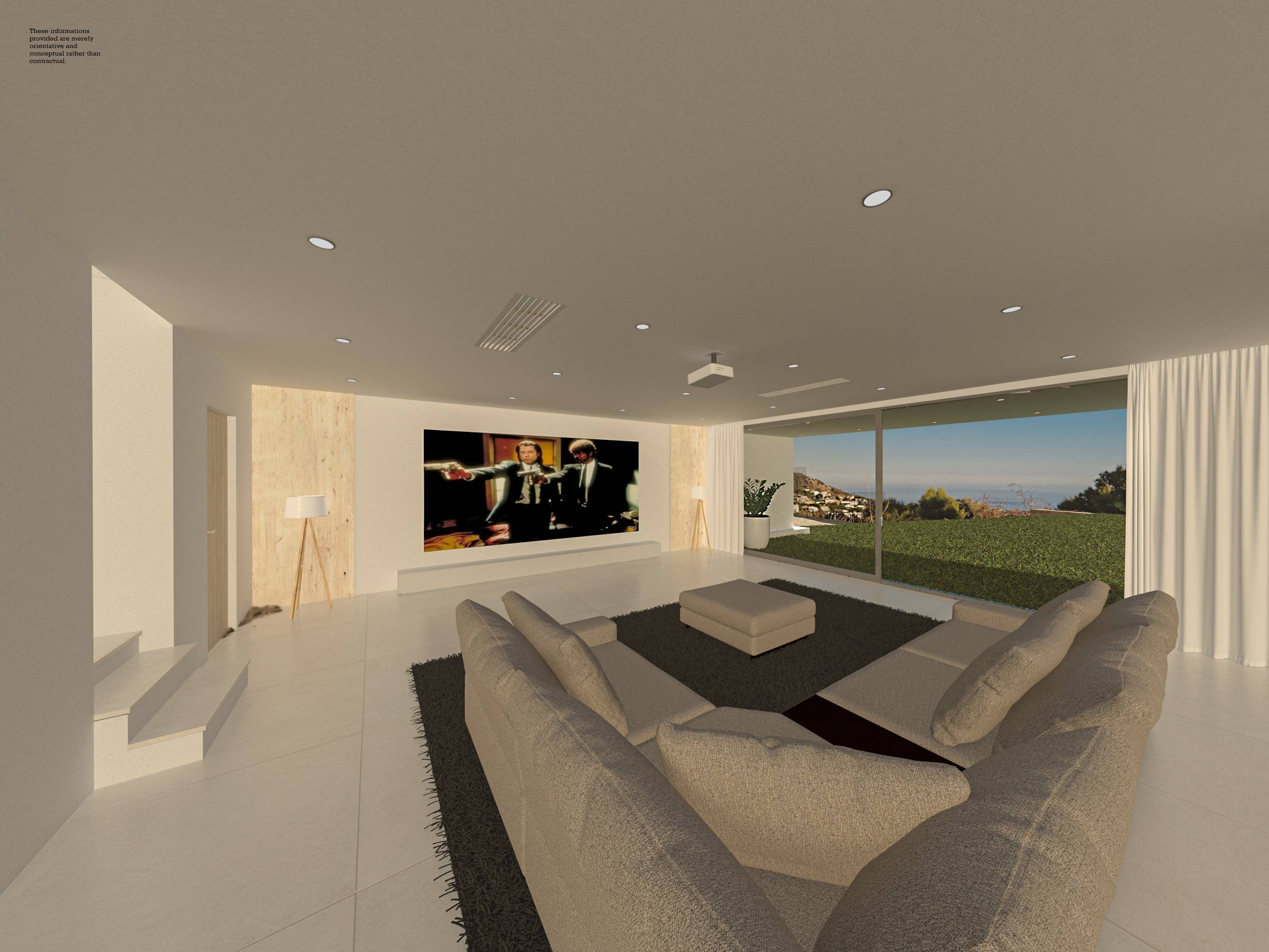 Dining area in 5-bedroom new-build villa, Mijas Pueblo
