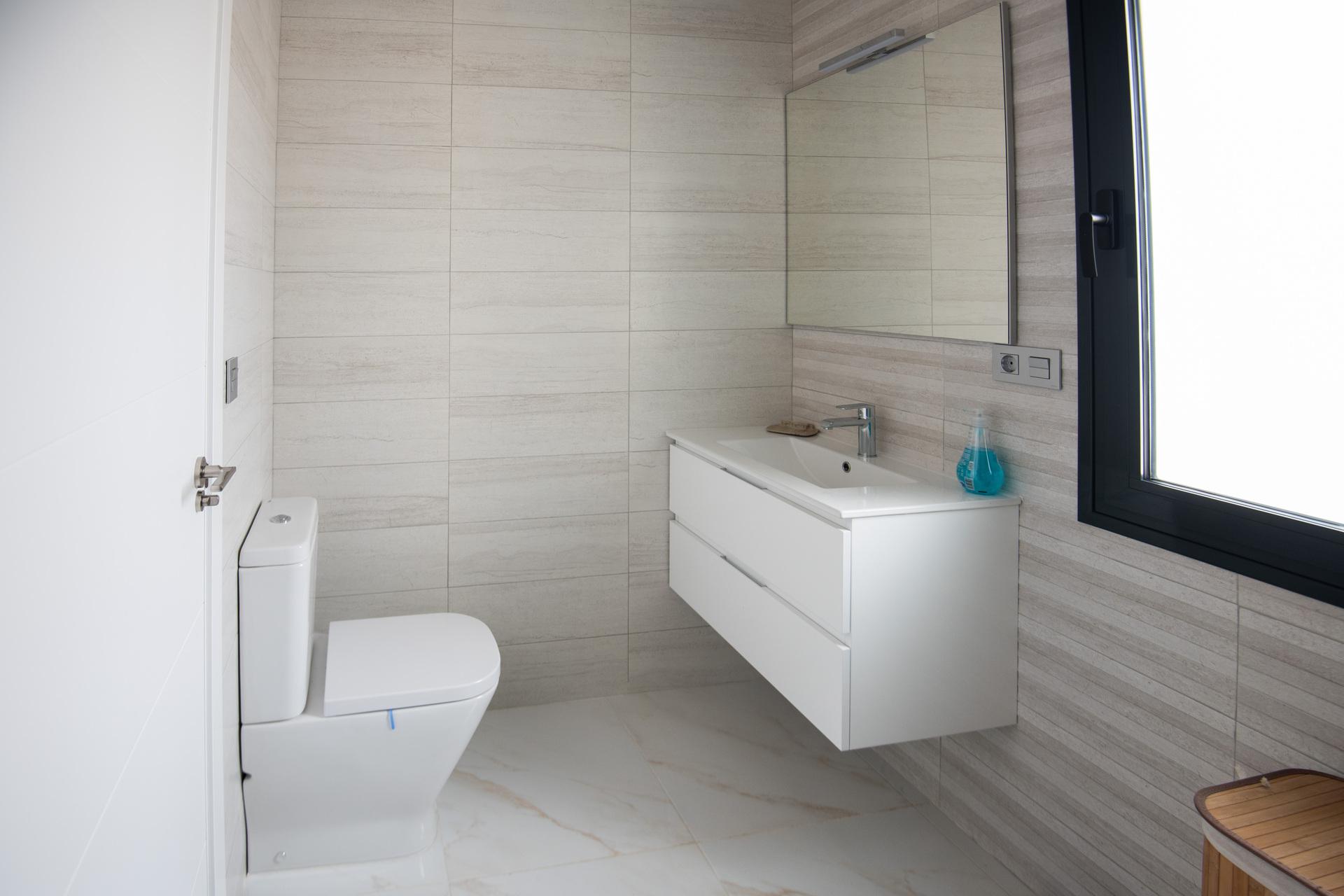 Shower and sanitary fittings in bathroom, Pinar de Campoverde villa