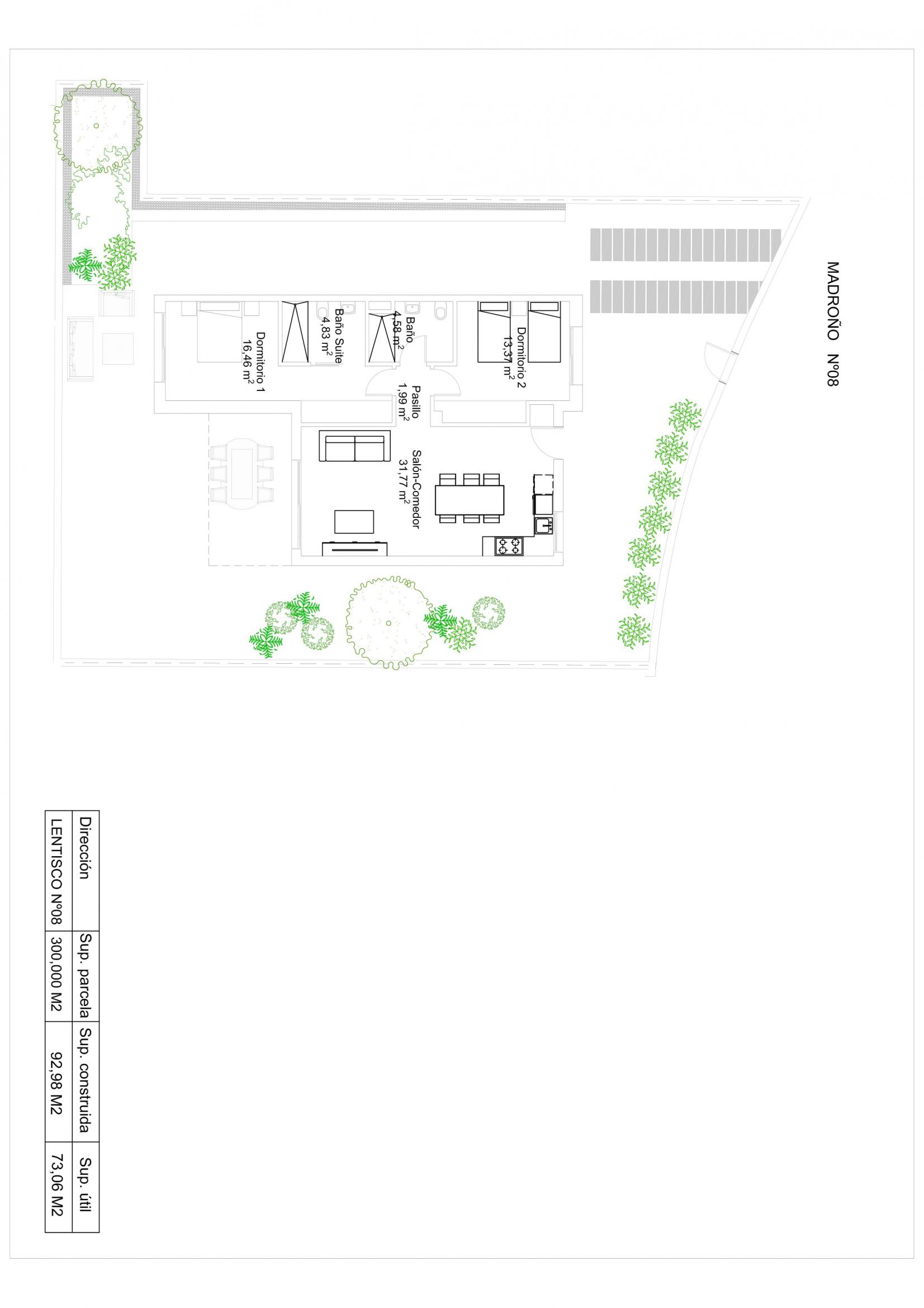 Overview of villa and 300m2 plot from outside, Pinar de Campoverde