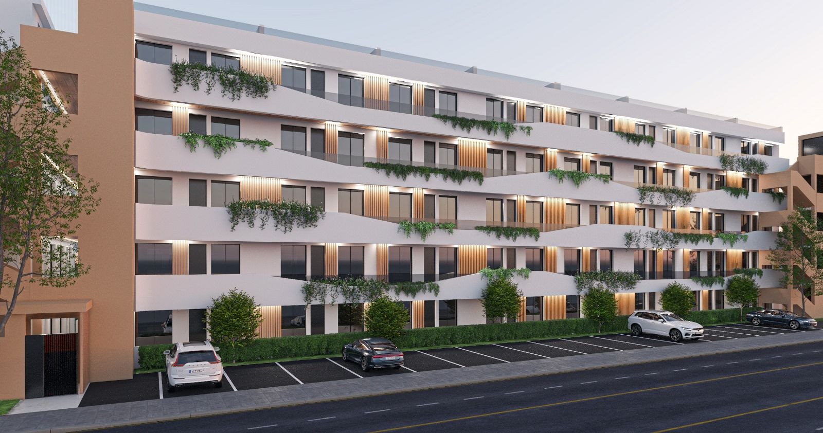 Complex grounds of the penthouse in Santiago De La Ribera, Santiago De La Ribera