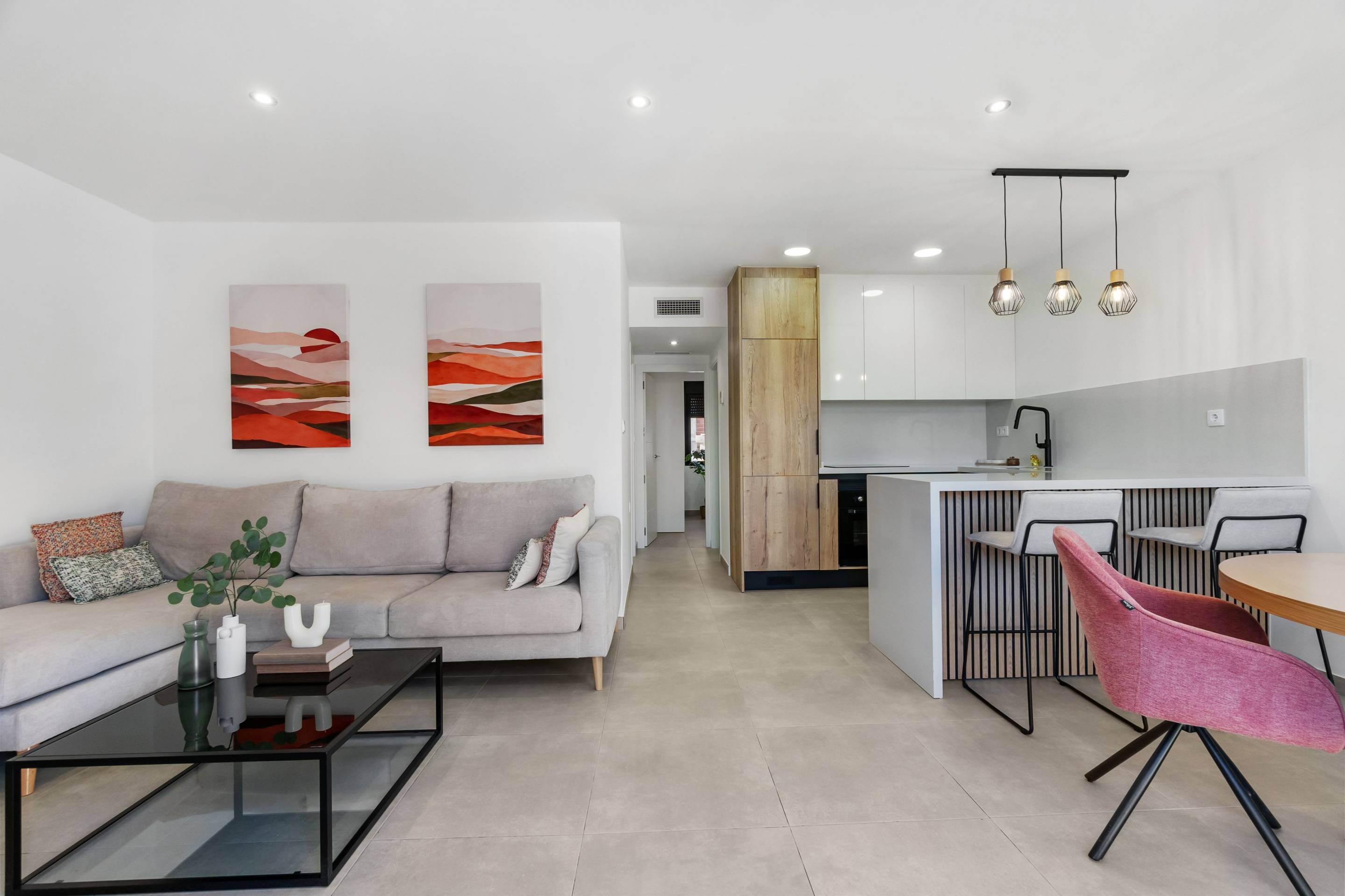 Interior view of penthouse in Santiago De La Ribera, Santiago De La Ribera