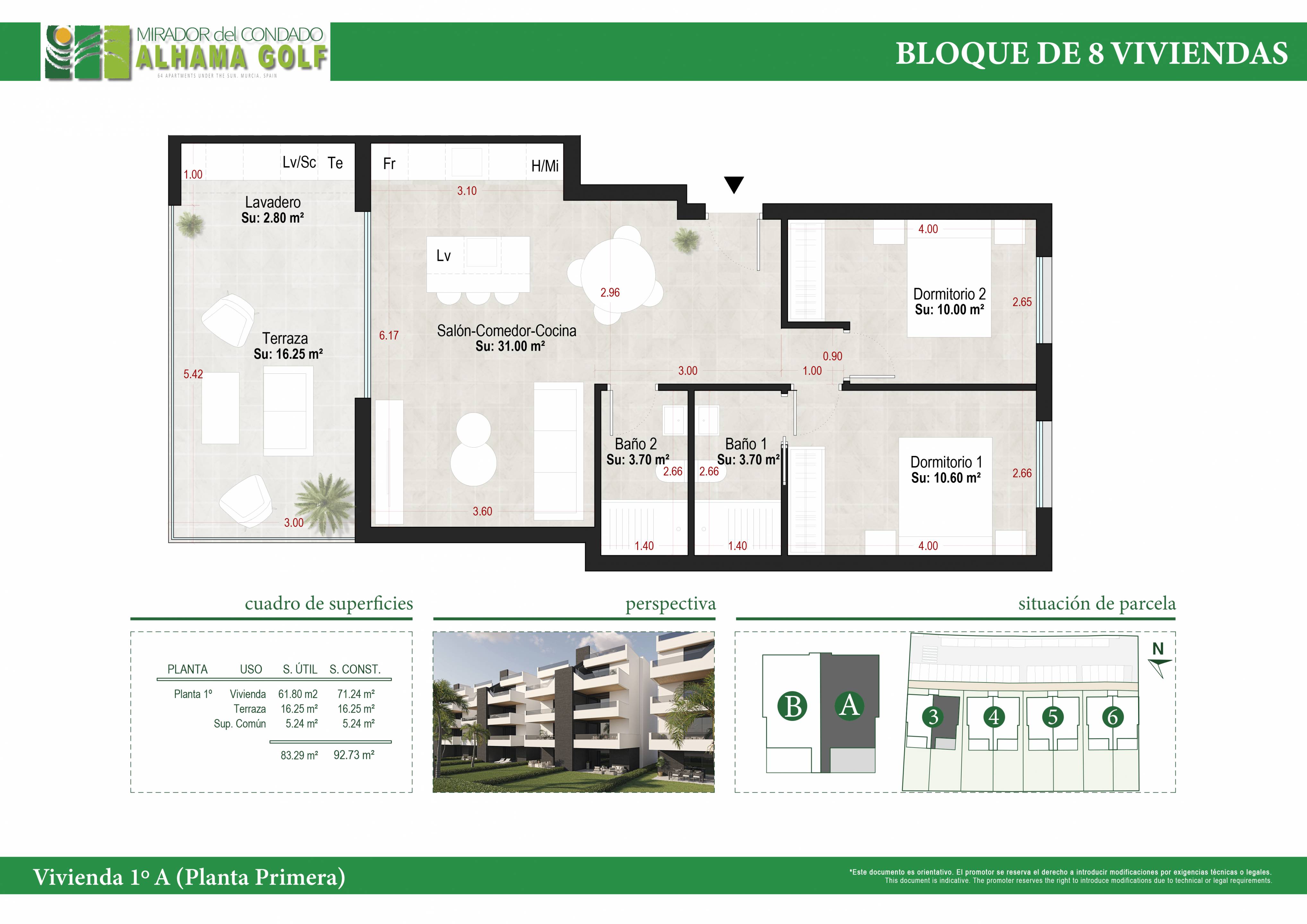 Additional room in apartment, CONDADO DE ALHAMA GOLF RESORT