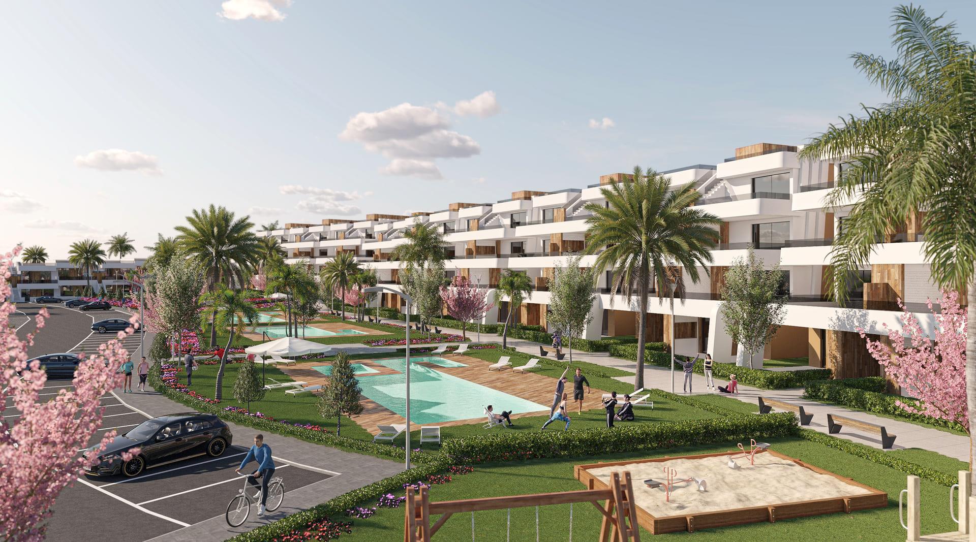 Apartment for sale in CONDADO DE ALHAMA GOLF RESORT, Alhama De Murcia - new build residential complex exterior