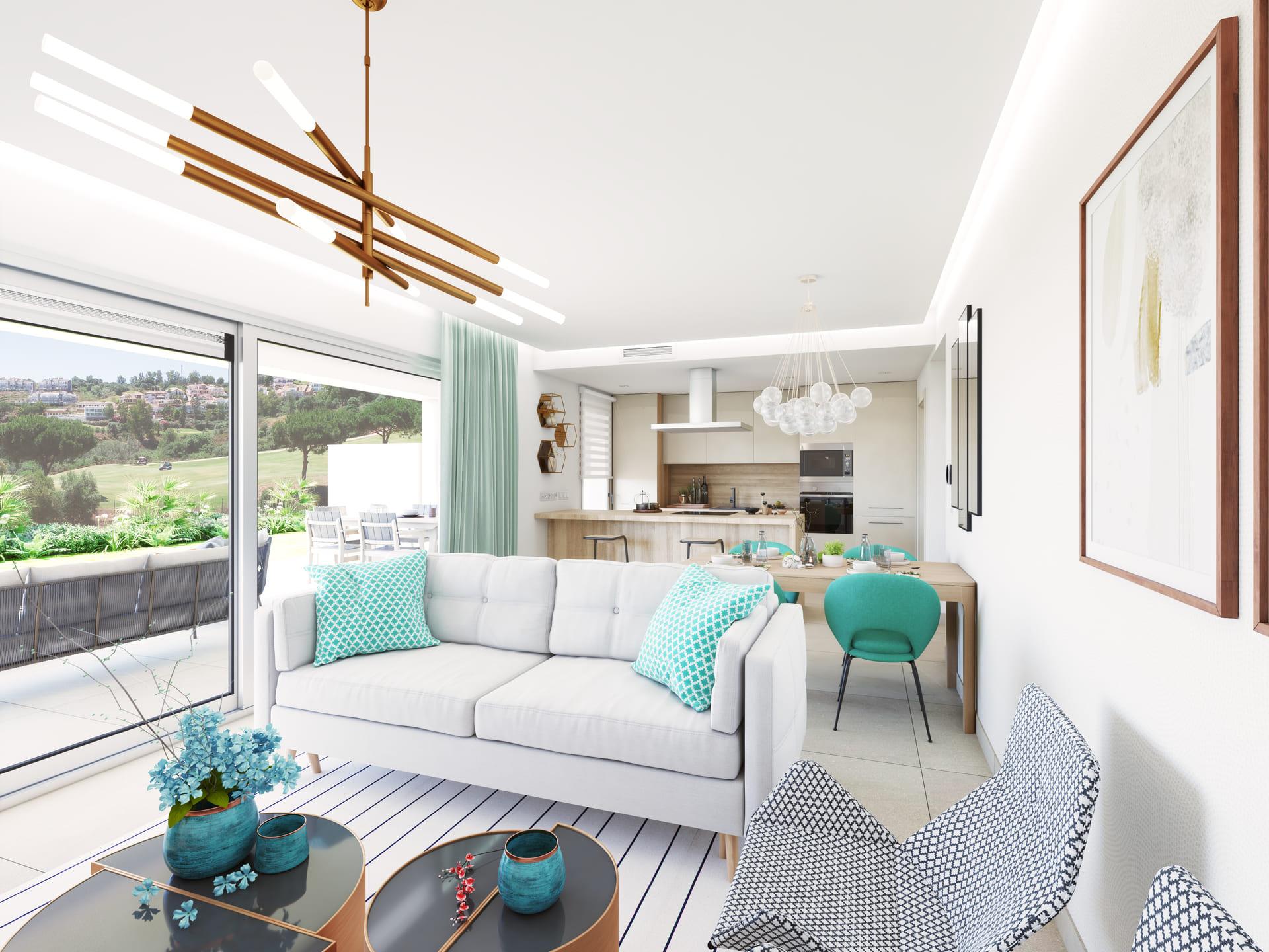 Main bedroom in 3-bedroom apartment, La Cala Golf, Mijas