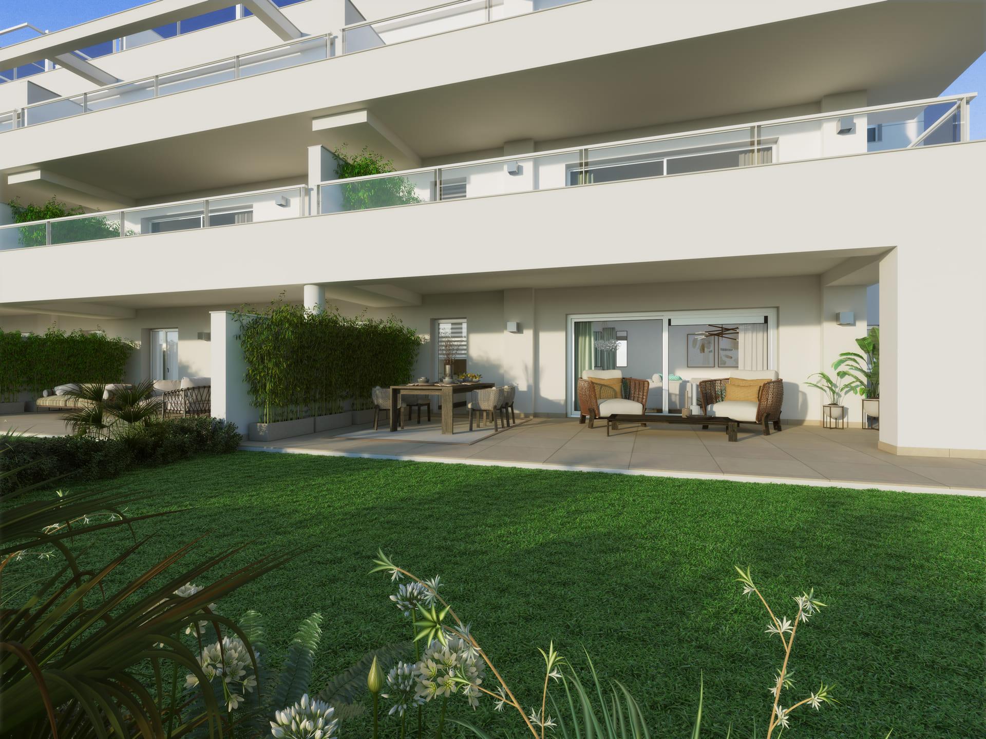 Kitchen in 2-bedroom new-build apartment, La Cala Golf, Mijas