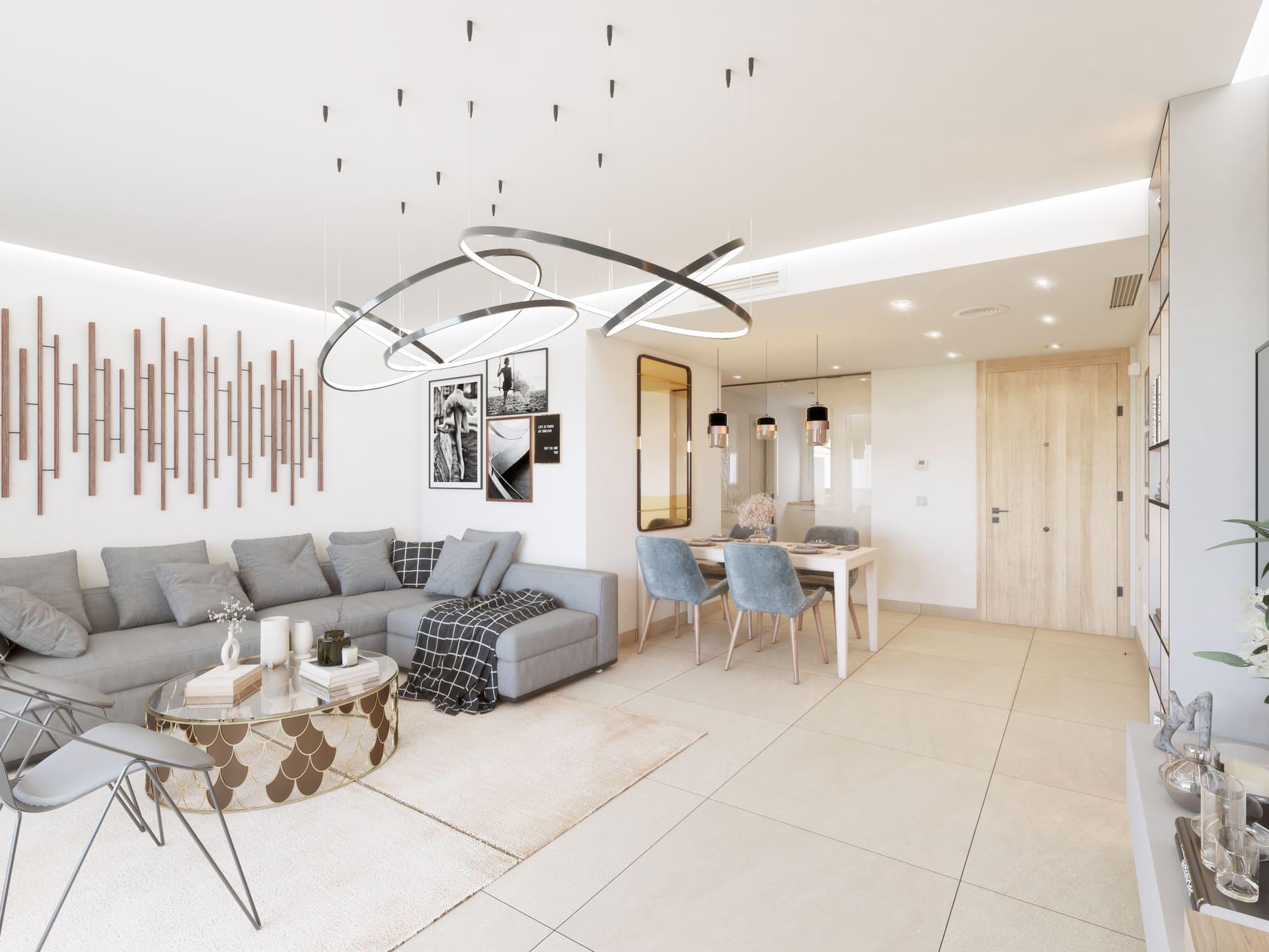 Bathroom in 2-bedroom new-build apartment, La Cala Golf, Mijas
