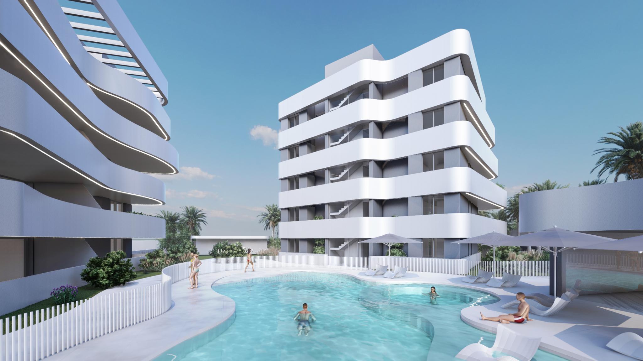 Living area in 2-bedroom penthouse, EL RASO