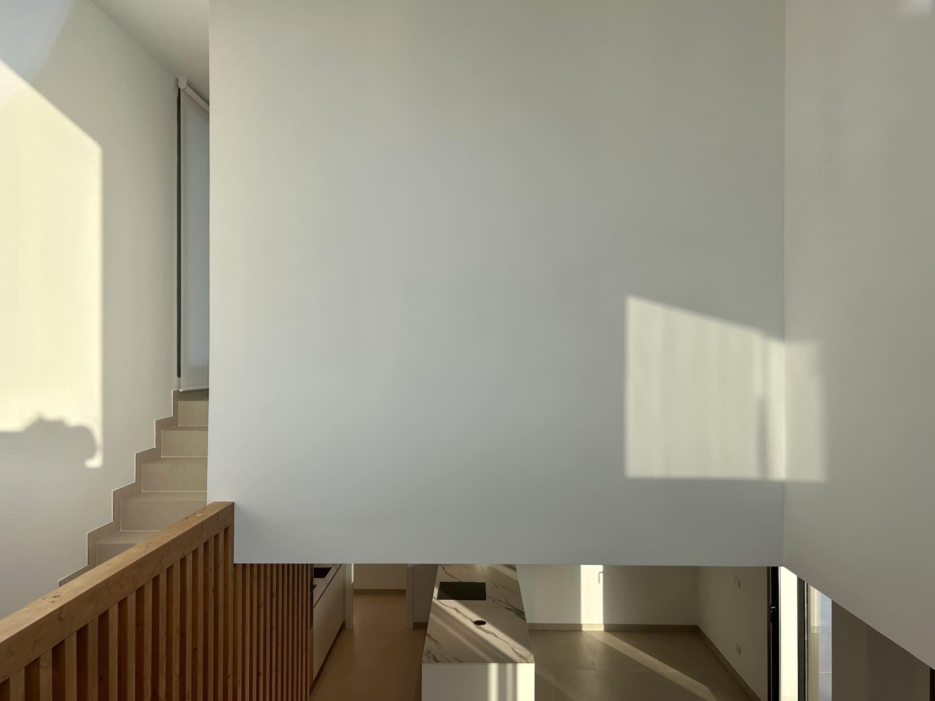 Panoramic view from plot of villa in Finestrat Hills
