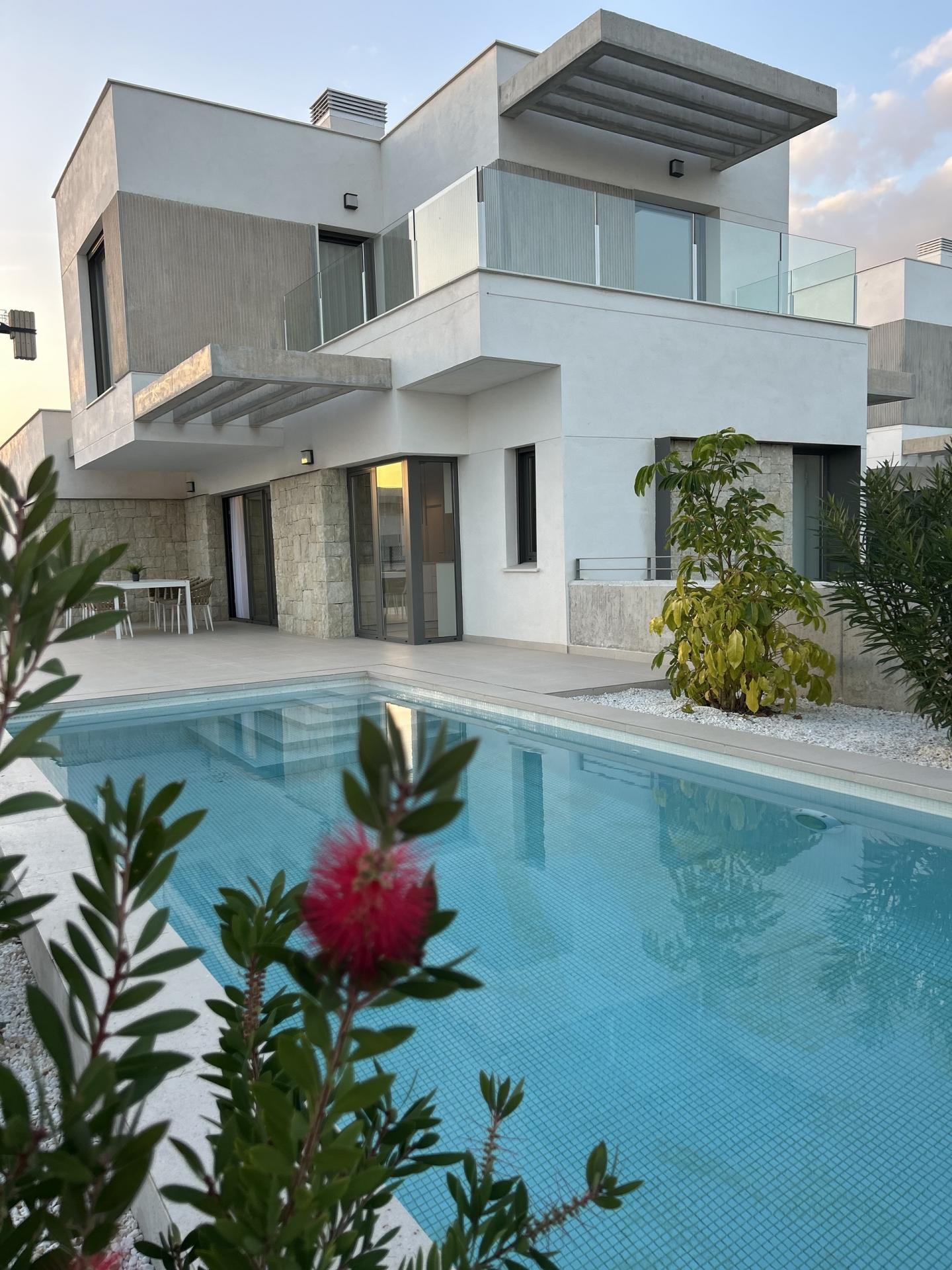 Landscaped plot surrounding villa, Finestrat Hills, Finestrat