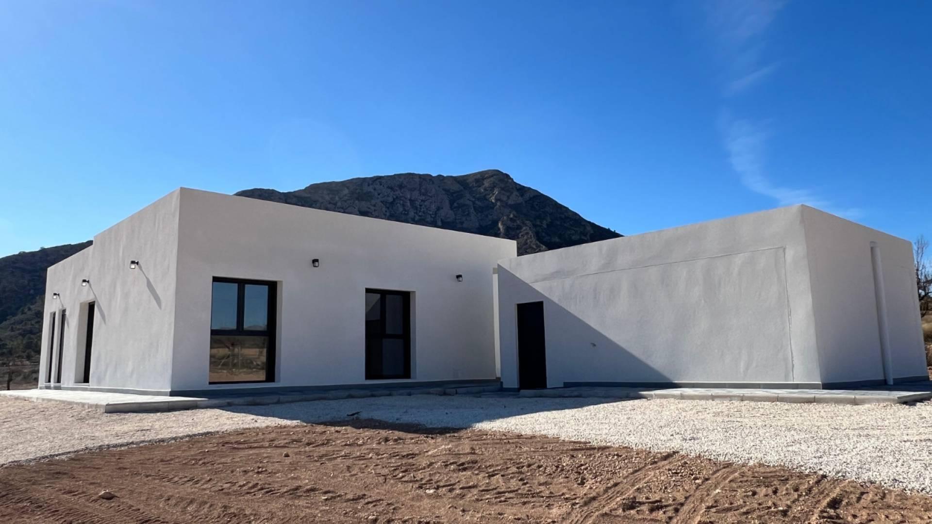 Driveway or access track to new-build villa, Hondón de las Nieves