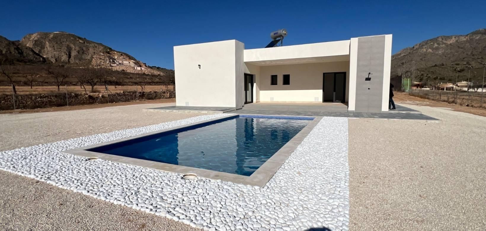 Garage or parking area at new-build villa, Hondón de las Nieves