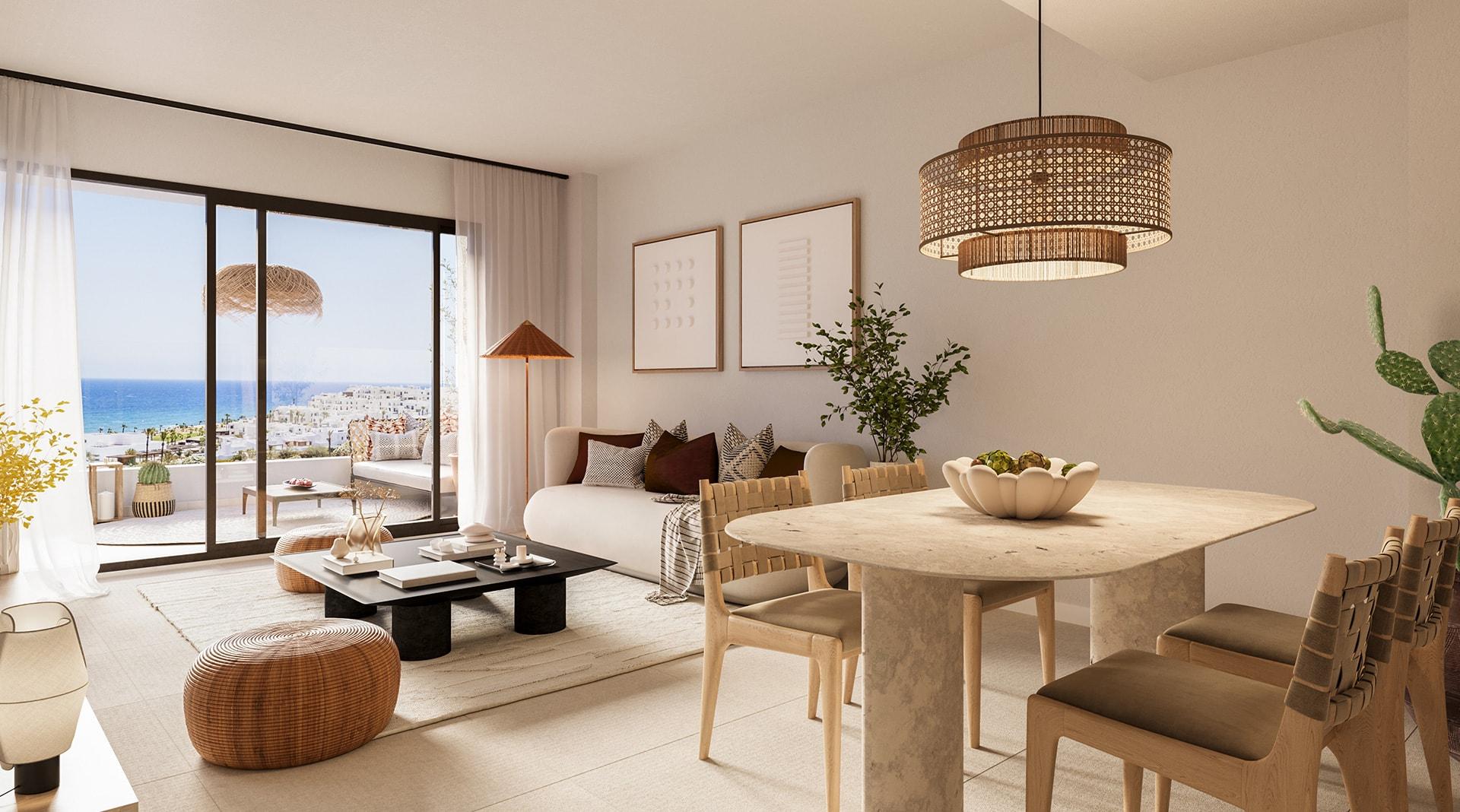 Another interior view of the apartment, Pueblo Indalo-Ventanicas-El Cantal