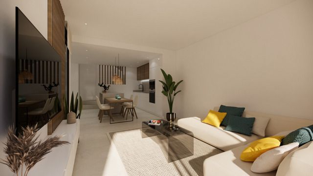 Plot boundary and garden space of villa in San Fulgencio Pueblo