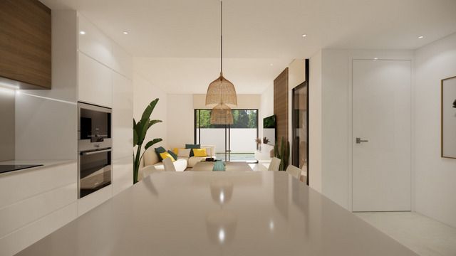 Kitchen worktop and appliance space, new-build villa, San Fulgencio Pueblo